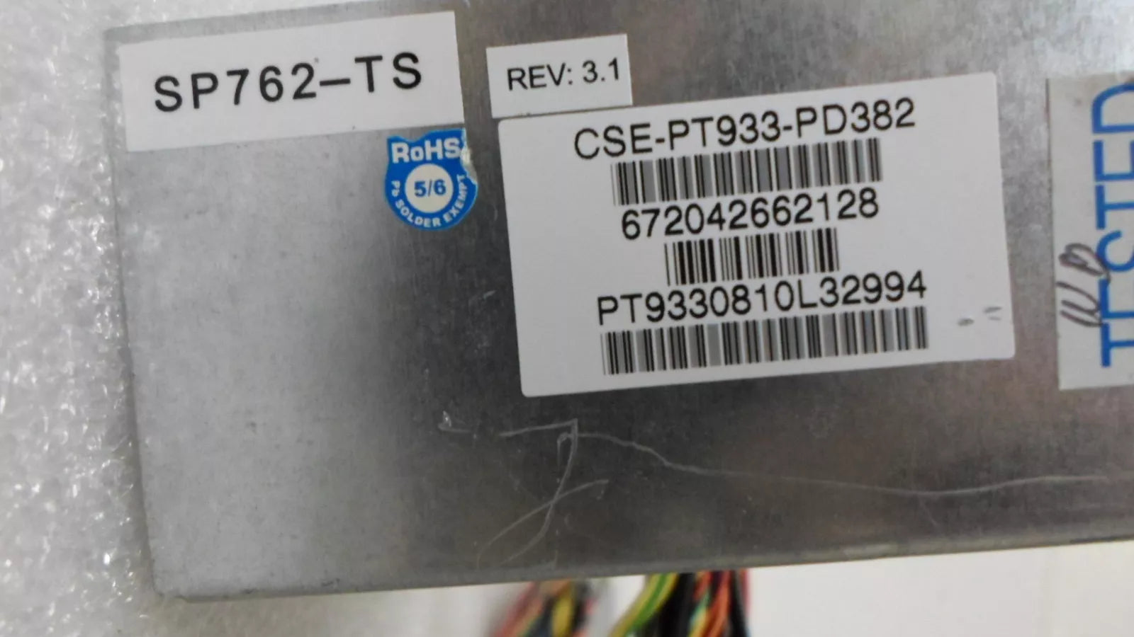 Supermicro CSE-PT933-PD382 (SP762-TS) For PWS-0050 Power Supply Backplane