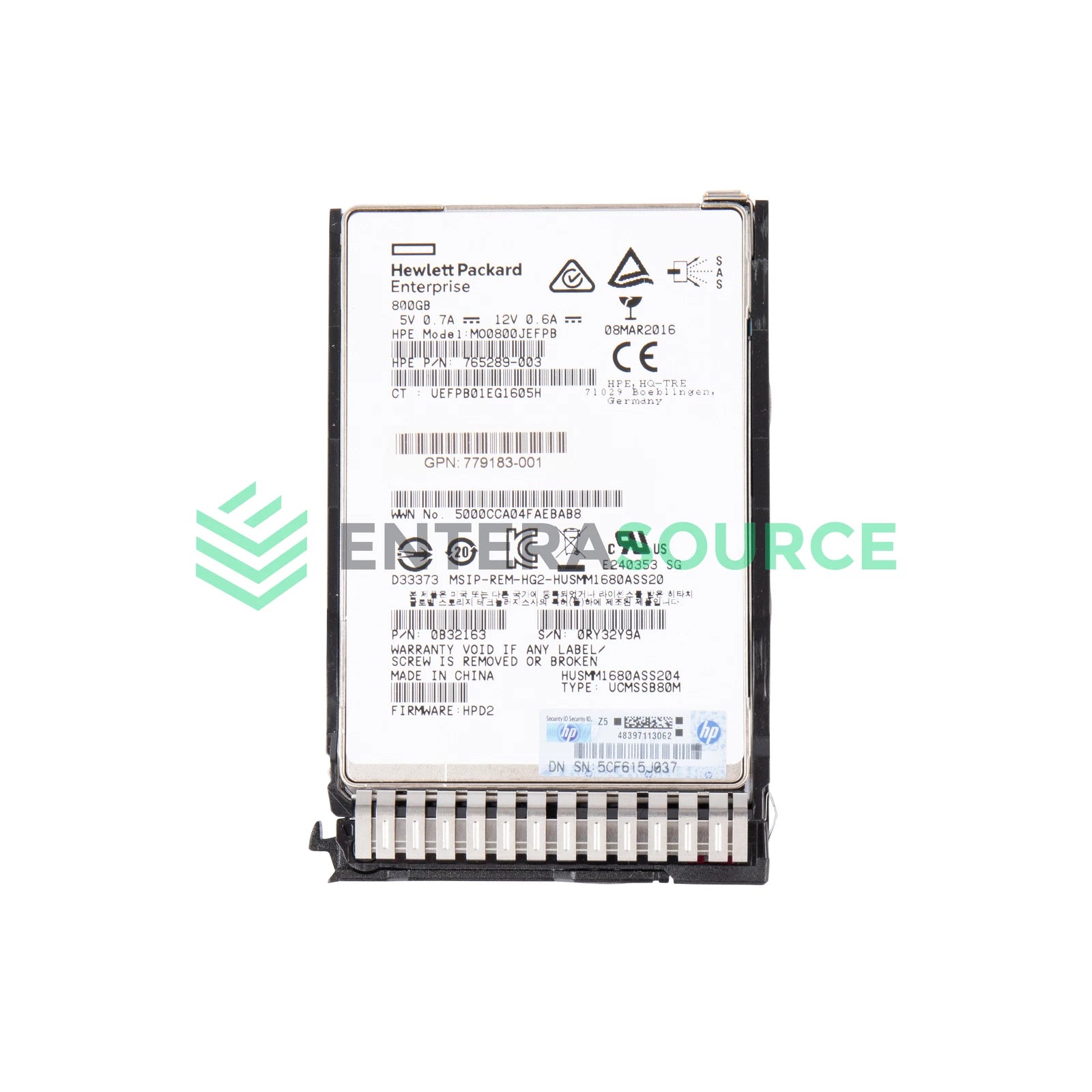 HP 781577-001 600GB SAS 12Gbps ENT 10K SFF SC Hard Drive 781516-B21|134115304939