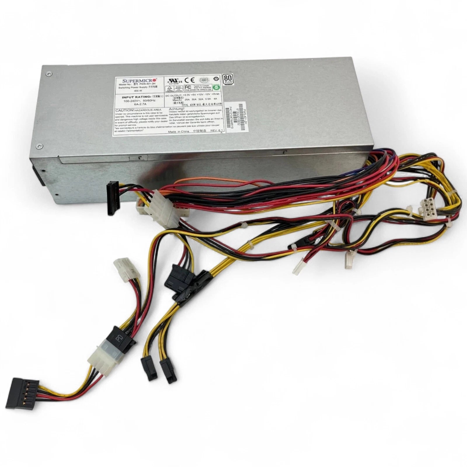 Supermicro PWS-401-2H / 24-Pin 8-Pin 80 Plus 400WATT 2U Tested|277201281531