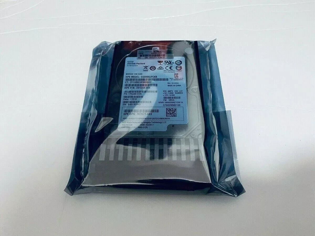 NEW HP J9F47A 787647-001 900GB SAS 10K 2.5in 12Gbps MSA SFF ENT HDD Hard Drive|186985085909