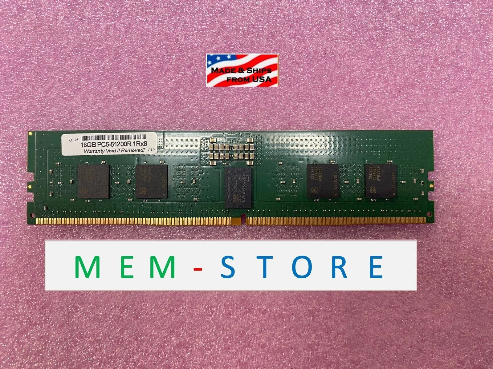 16GB RDIMM DDR5 6400MHz Memory RAM Compatible w/ Dell PowerEdge R470 R570 Server