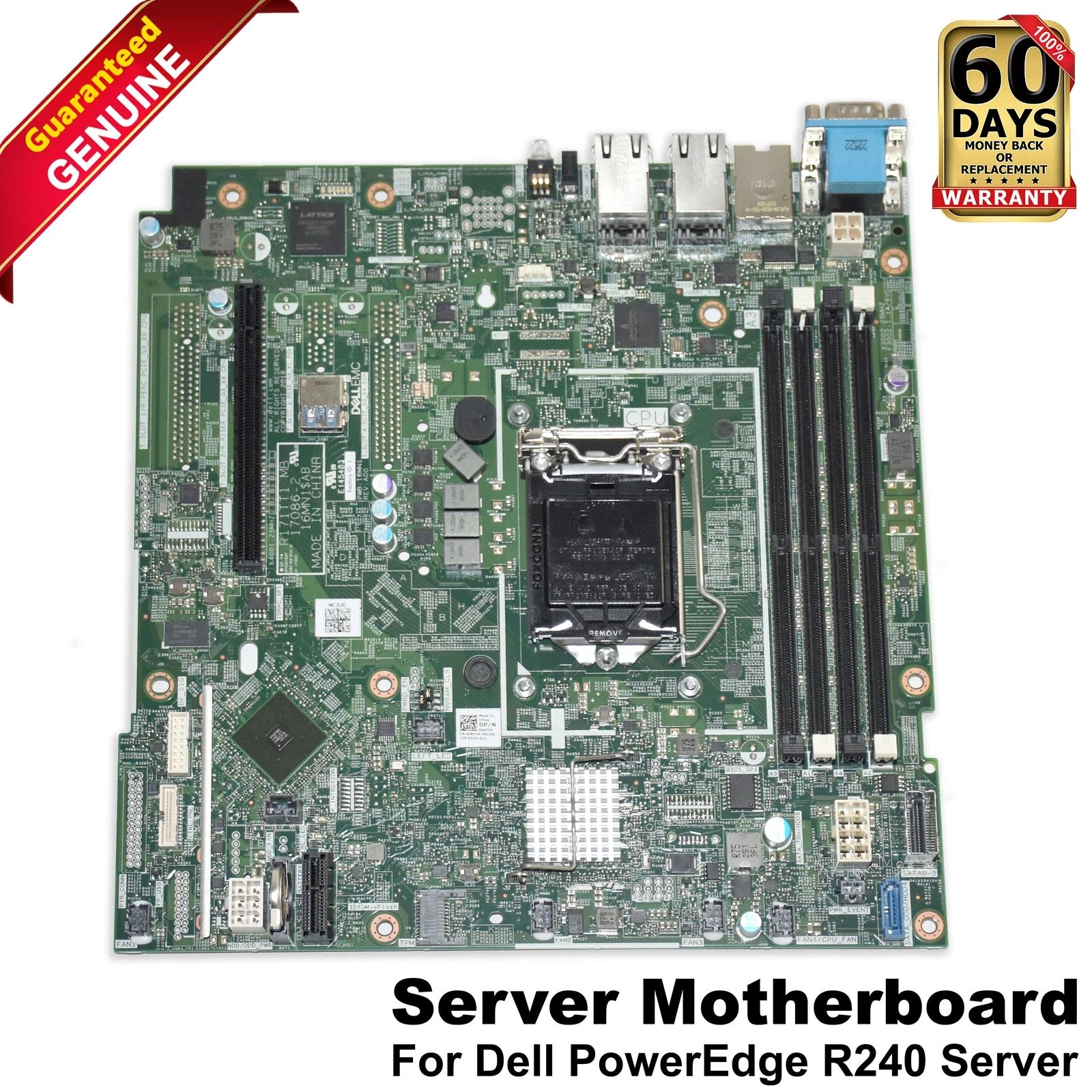 Genuine Dell PowerEdge R240 XL Server Motherboard Intel Xeon C242 Chipset 0KFFK|196593533916