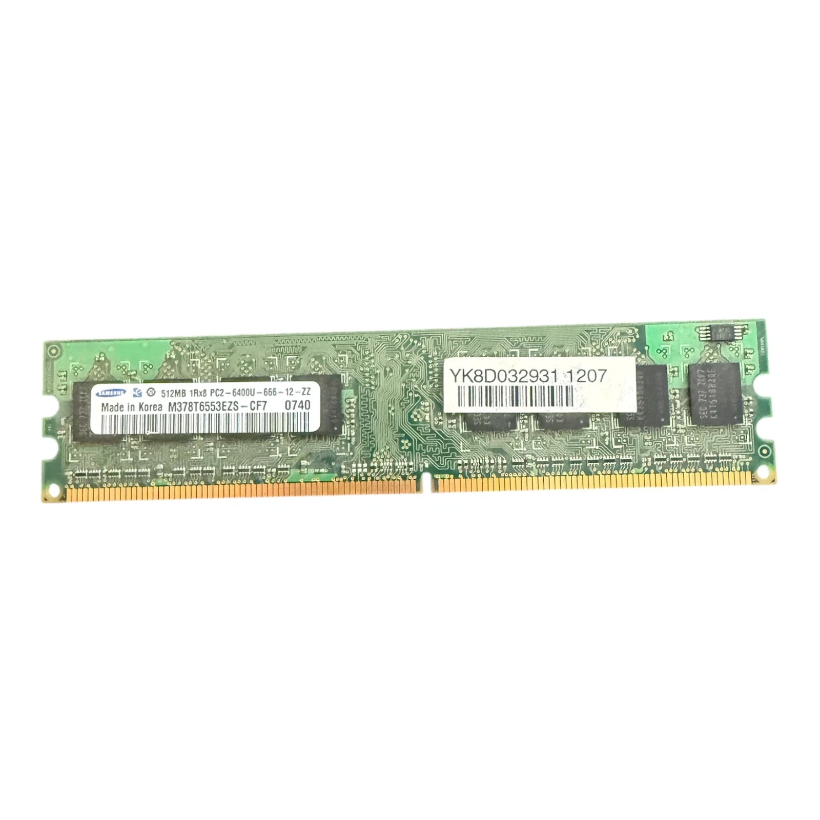 Samsung 512MB PC2-6400U 240p DDR2 666MHz Memory (HP# 404573-888) - M378T6553EZS-CF7 (Like New)