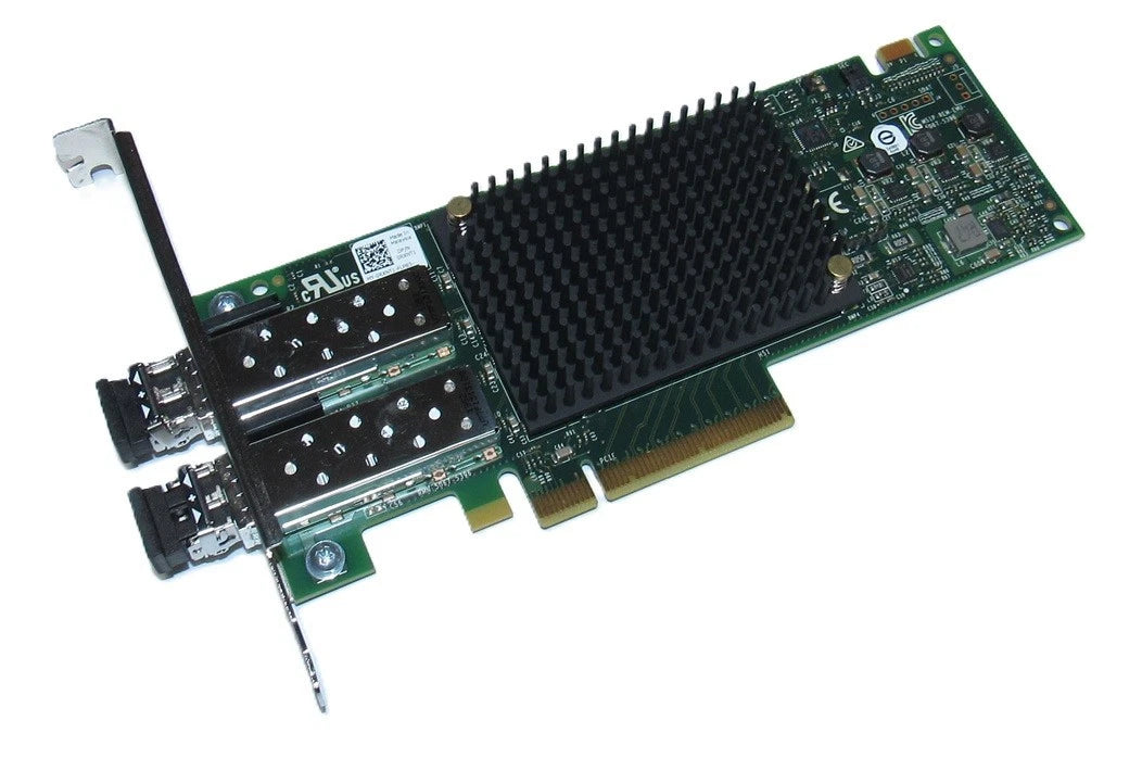 Dell Emulex LPE31002 Dual Port 16G Fibre Channel Card RXNT1 0RXNT1 w/ 16GB SFP's
