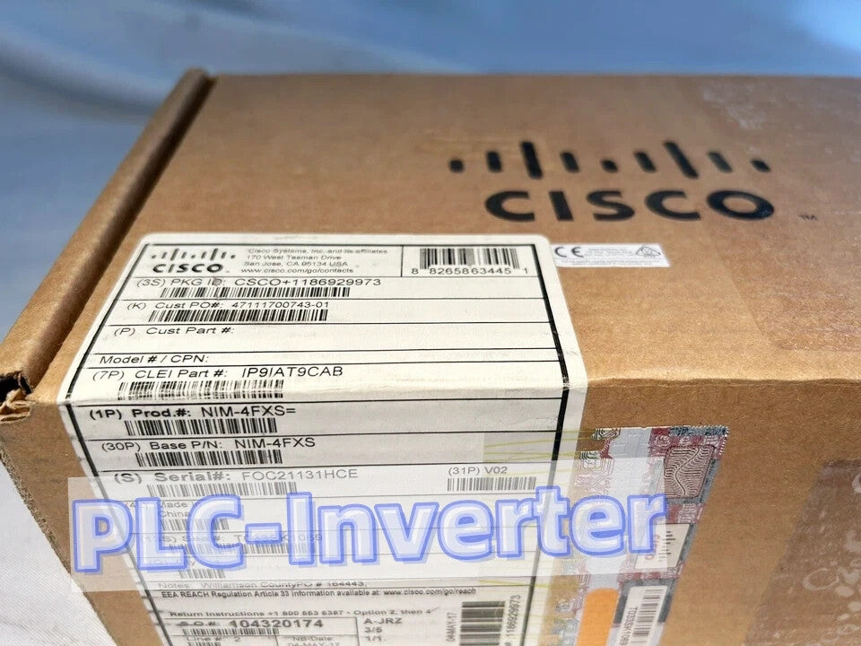 New Cisco NIM-4FXS 4-port Network Interface Module Fast Delivery DHL/FedEX#