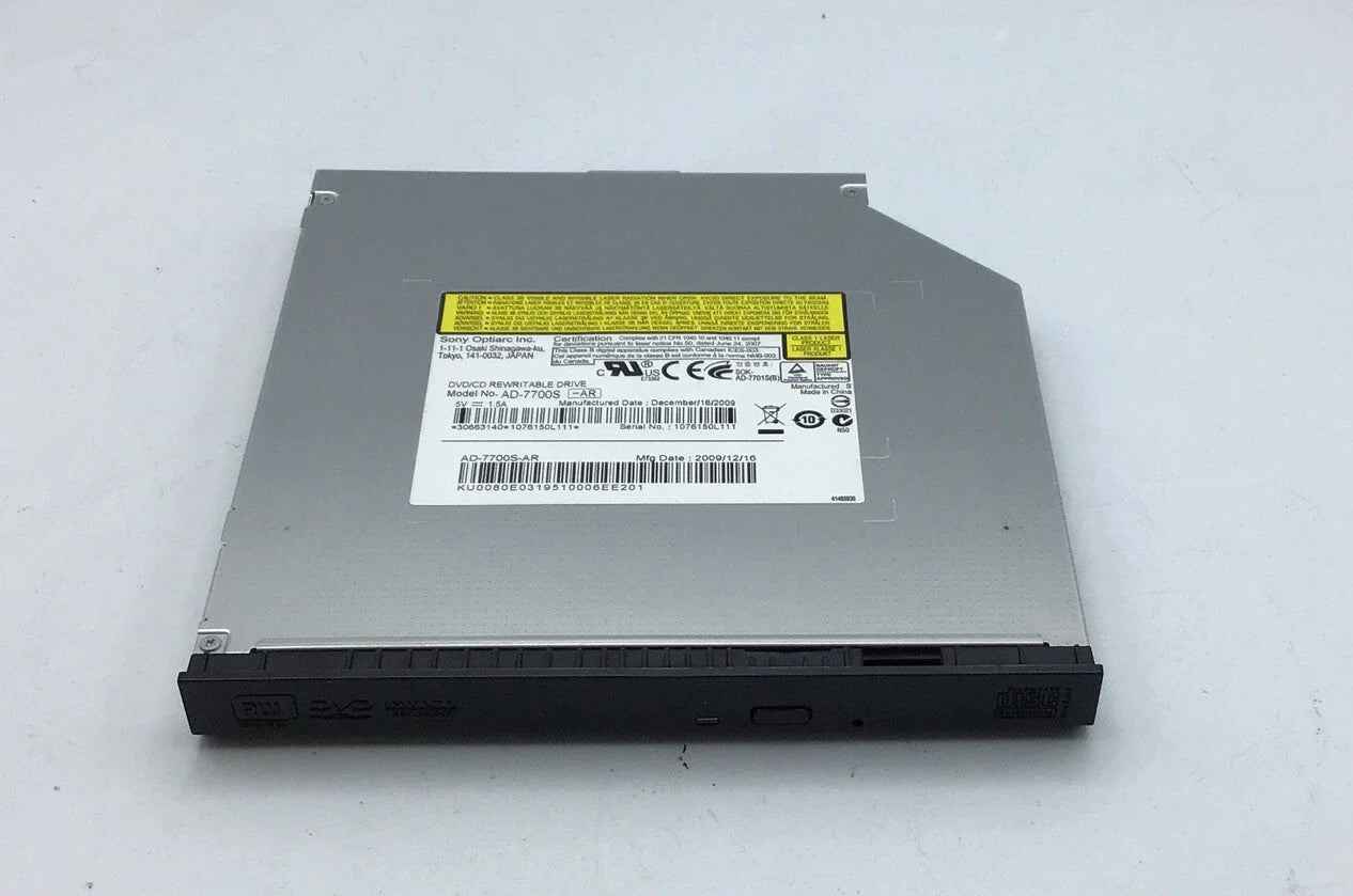 Sony 8X SATA DVD+/-RW AD-7700S Slim Drive for Laptop