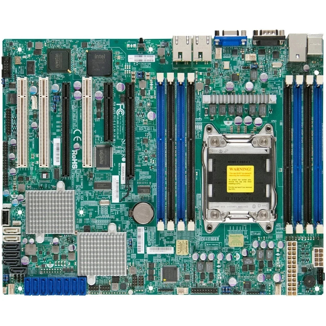 Supermicro X9SRH-7F Intel C602J Socket LGA 2011 DDR3 SATA3 & SAS2 V & 2GbE ATX Server Motherboard