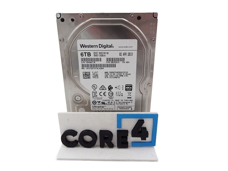 WD HUS726T6TAL5204 6TB 12GBPS HC310 SAS 3.5IN HDD|167957566965