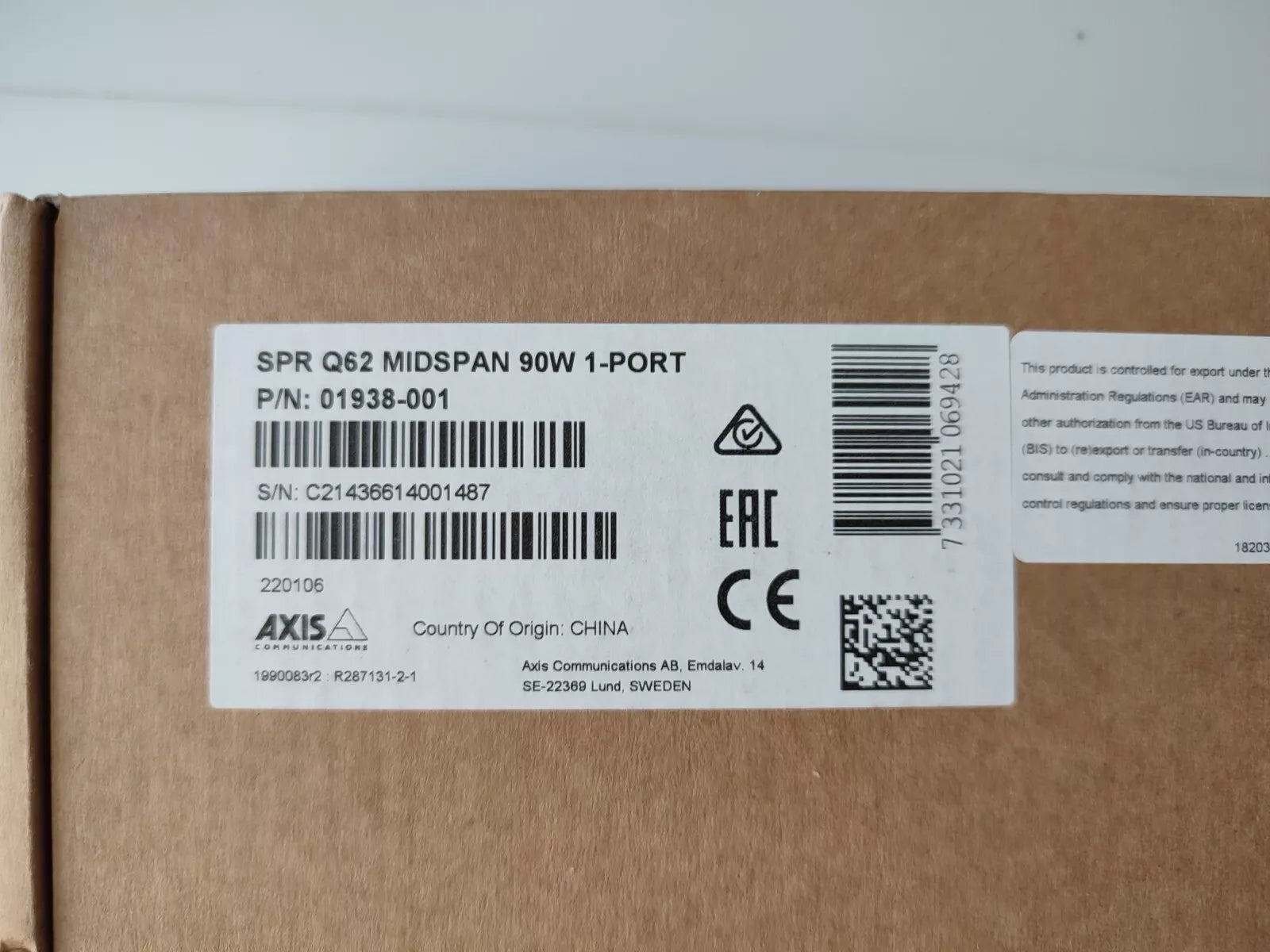 MICROSEMI PD-9601G/AC POWER OVER ETHERNET (PoE) DC POWER INJECTOR MIDSPAN - aloinfousa.com