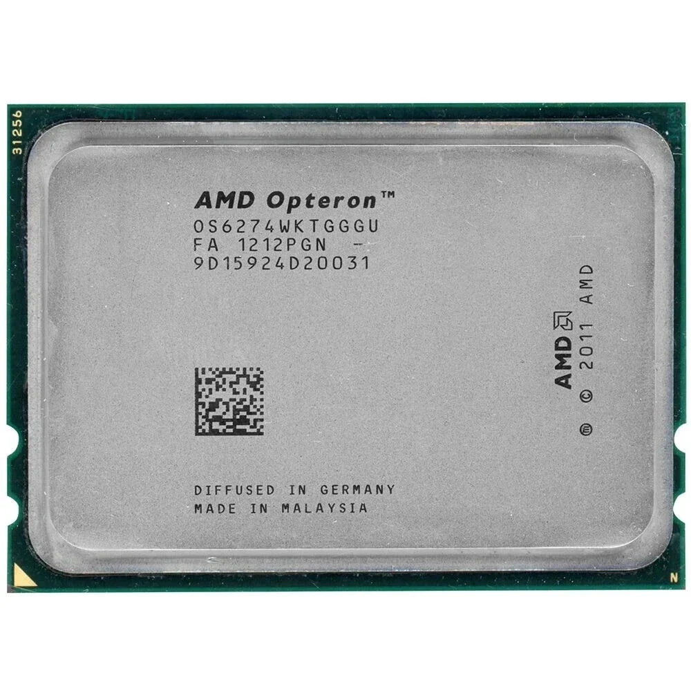 AMD Opteron 6274 Sixteen-Core 2.2GHz Socket G34 Server Processor - OS6274WKTGGGU