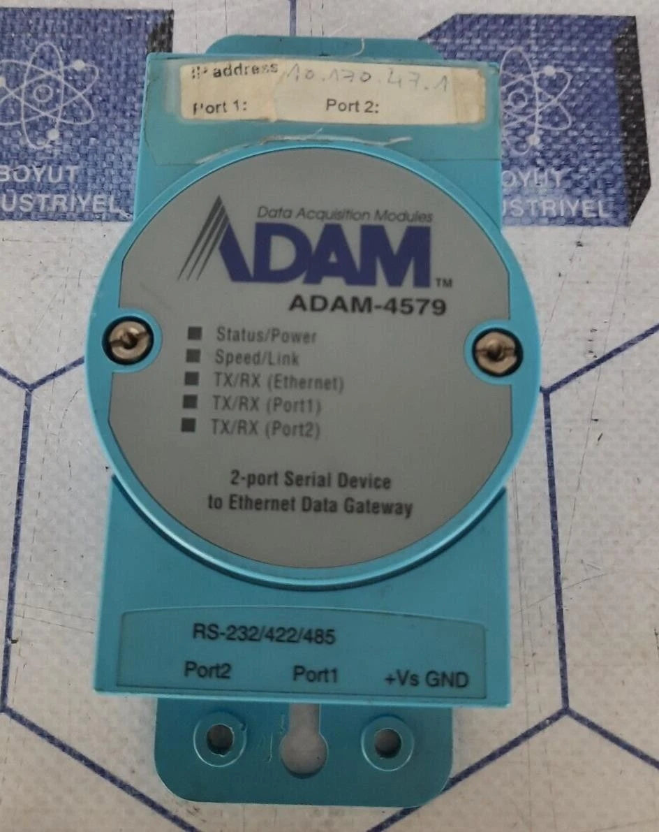 ADAM-4579 RS-232/422/485 2-PORT SERIAL DEVICE TO ETHERNET DATA GATEVAY|156575631873