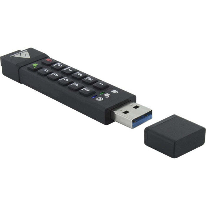 Apricorn ASK3Z-128GB 128GB Aegis Secure Key 3z USB 3.1 Flash Drive - 128 GB|235017644190
