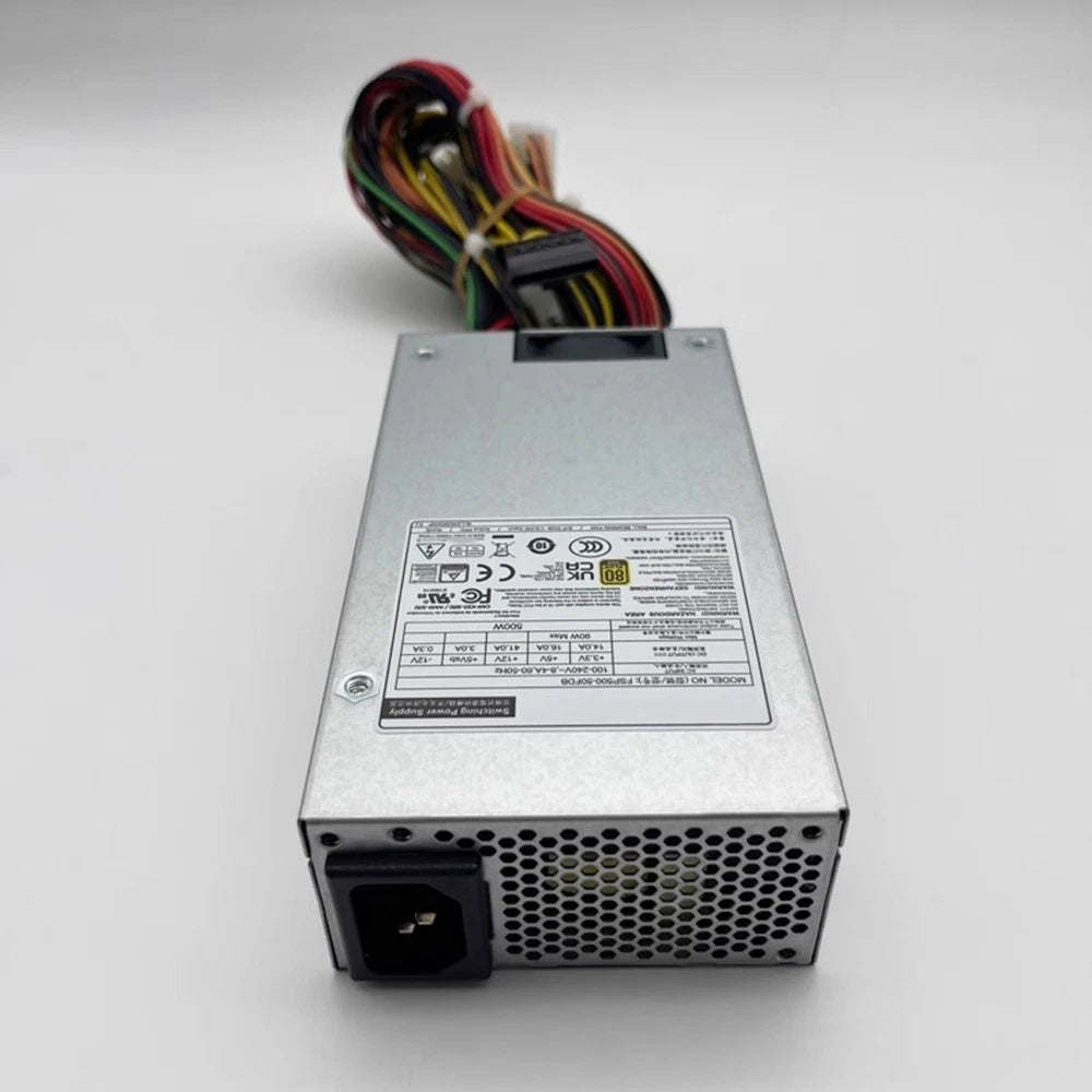 500W UL 1U 80 Plus Gold For FSP Industrial Quiet Fan Enclosed