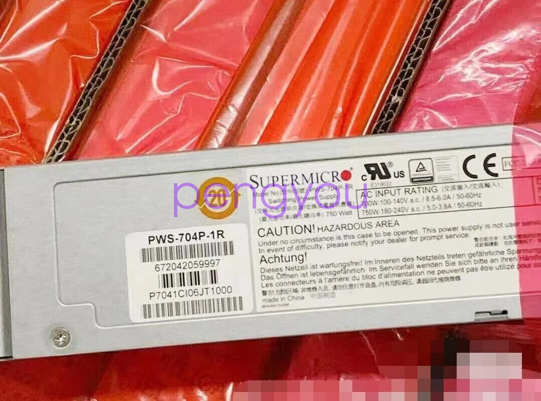 1pc NEW SuperMicro PWS-704P-1R POWER SUPPLY Brand new Fedex or DHL