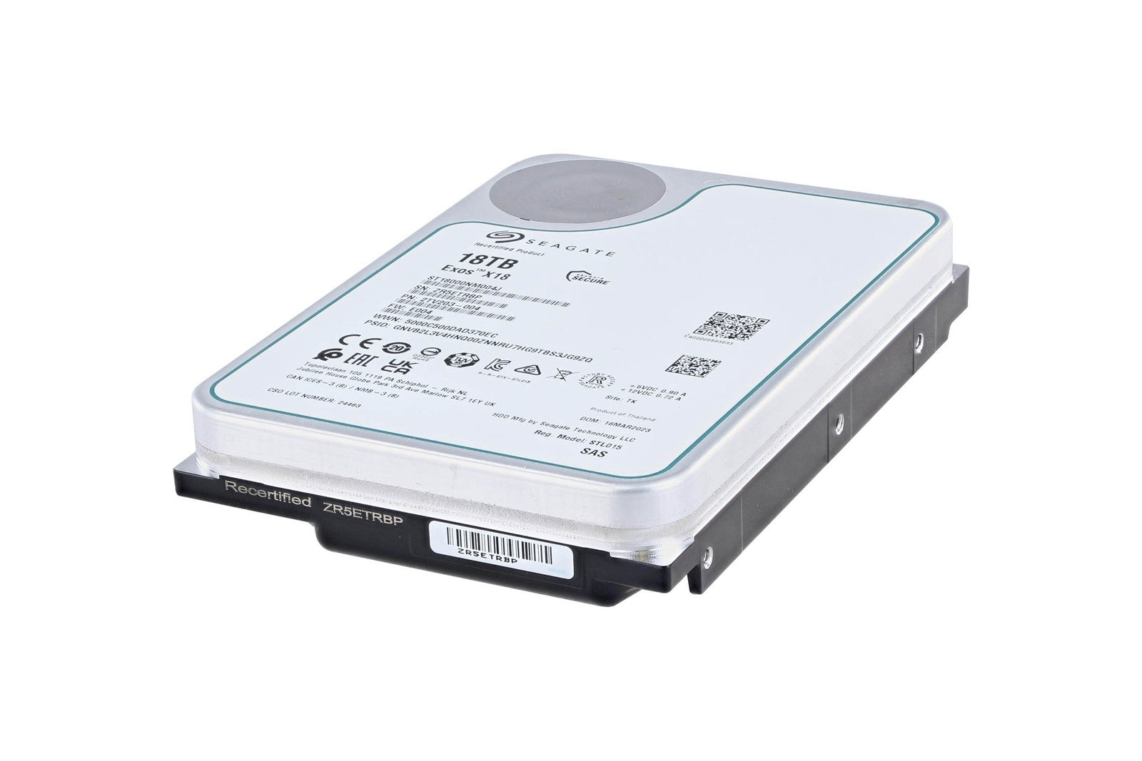 Seagate 18TB SAS 3.5" 12G Recertified Hard Drive ST18000NM004J | 1 Year Warranty