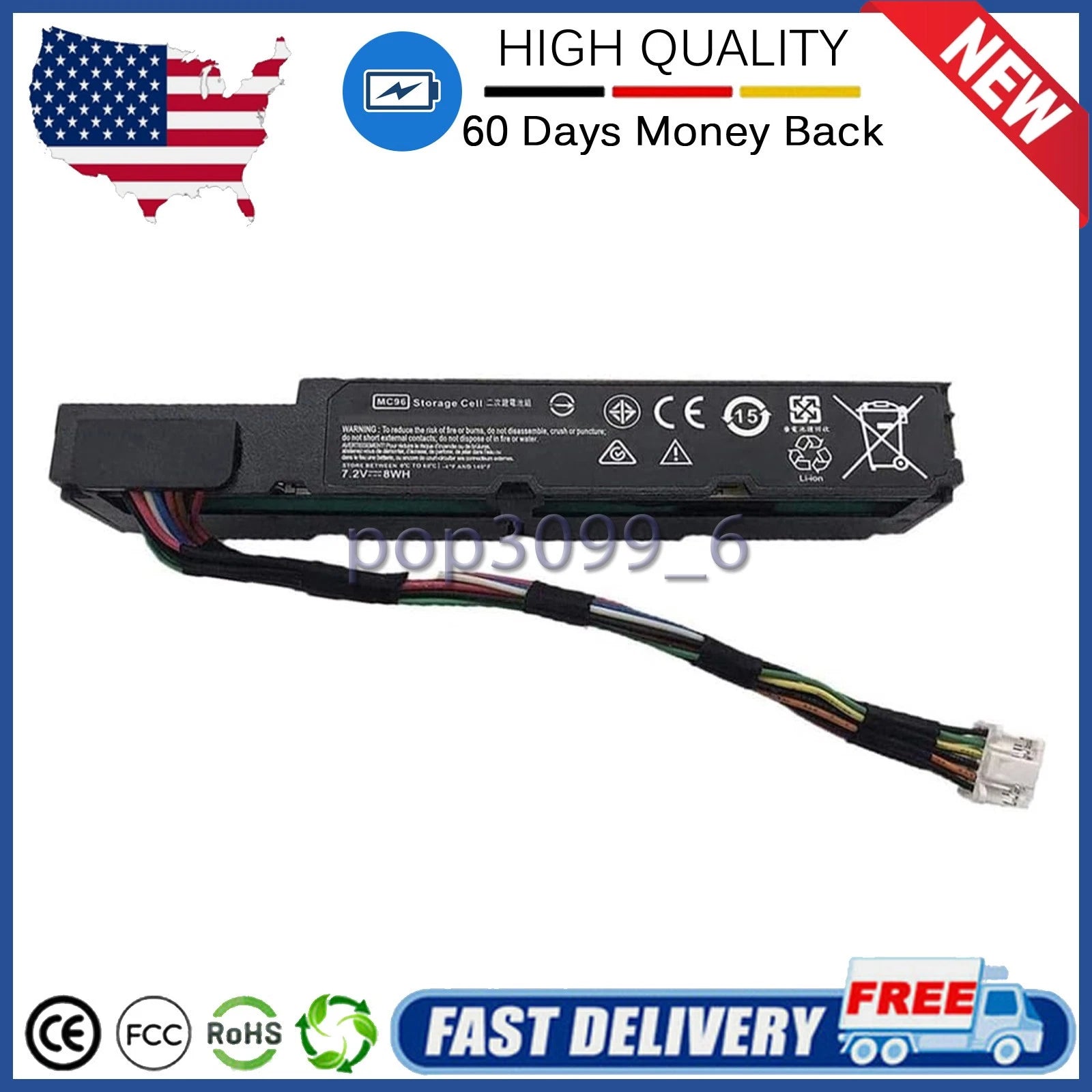 MC96 Laptop Battery for HP Smart Array P440AR P840AR Series Notebook 727260-002|127348807815