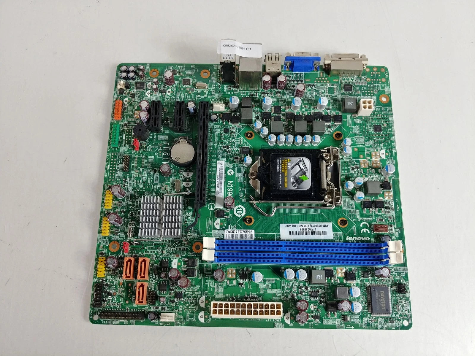 Lenovo ThinkCentre Edge 72 LGA 1155 DDR3 Desktop Motherboard 03T6677|365318752154