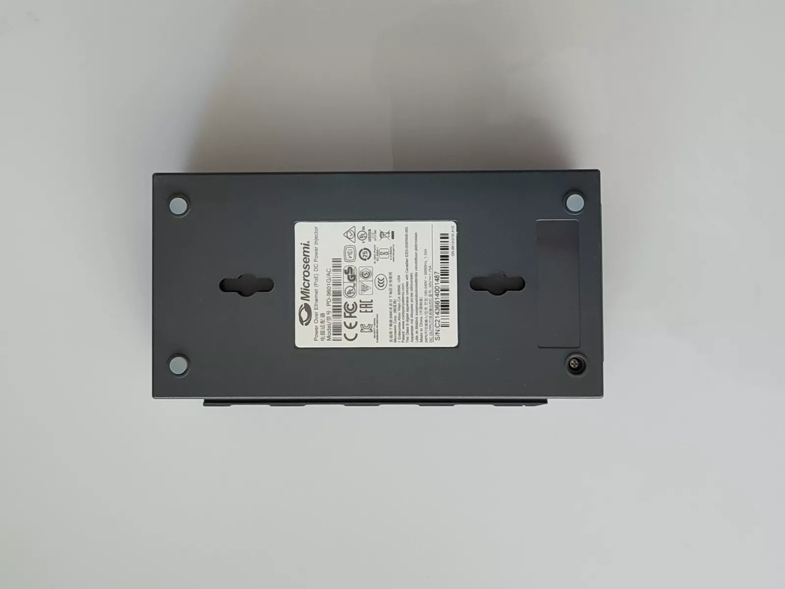 MICROSEMI PD-9601G/AC POWER OVER ETHERNET (PoE) DC POWER INJECTOR MIDSPAN - aloinfousa.com