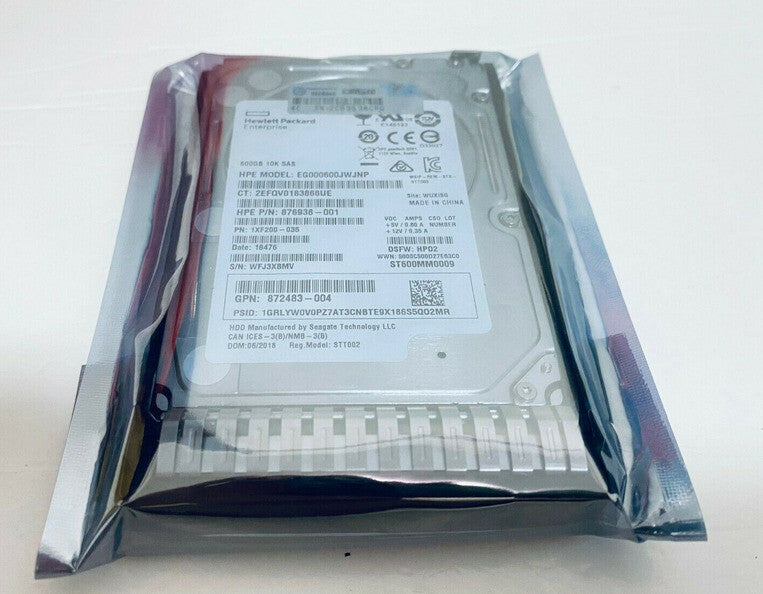HP 781516-B21 781514-001 781577-001 600GB 12G SAS 10K 2.5 in SC ENT HDD #F1|396831662981