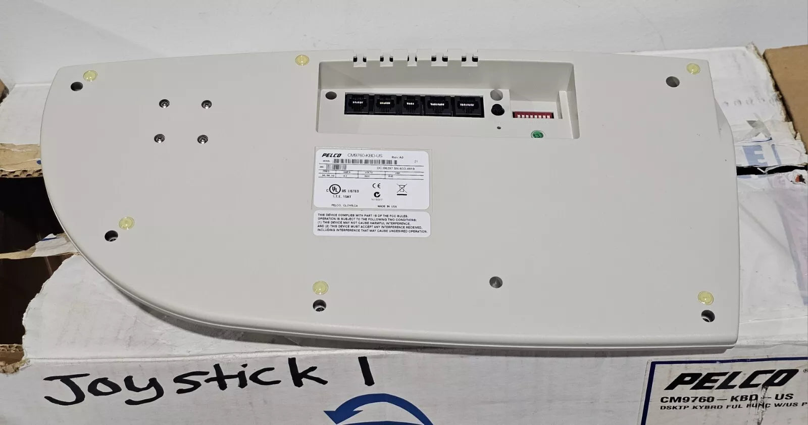 Pelco CM9760-KBD-US Desktop Keyboard, Full Function - aloinfousa.com