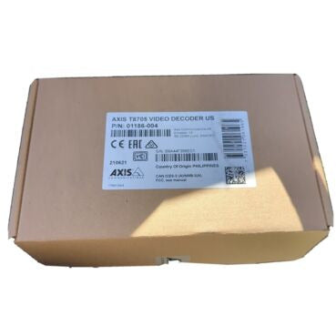 AXIS T8705 Video Decoder, 01186-004 AXIS Communications T8705 Video Decoder - MFerraz Technology ITFL