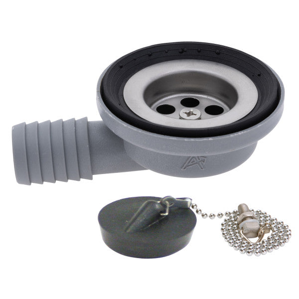 Ambassador Marine 1 1/2" Drain, 95 Degree Low Profile