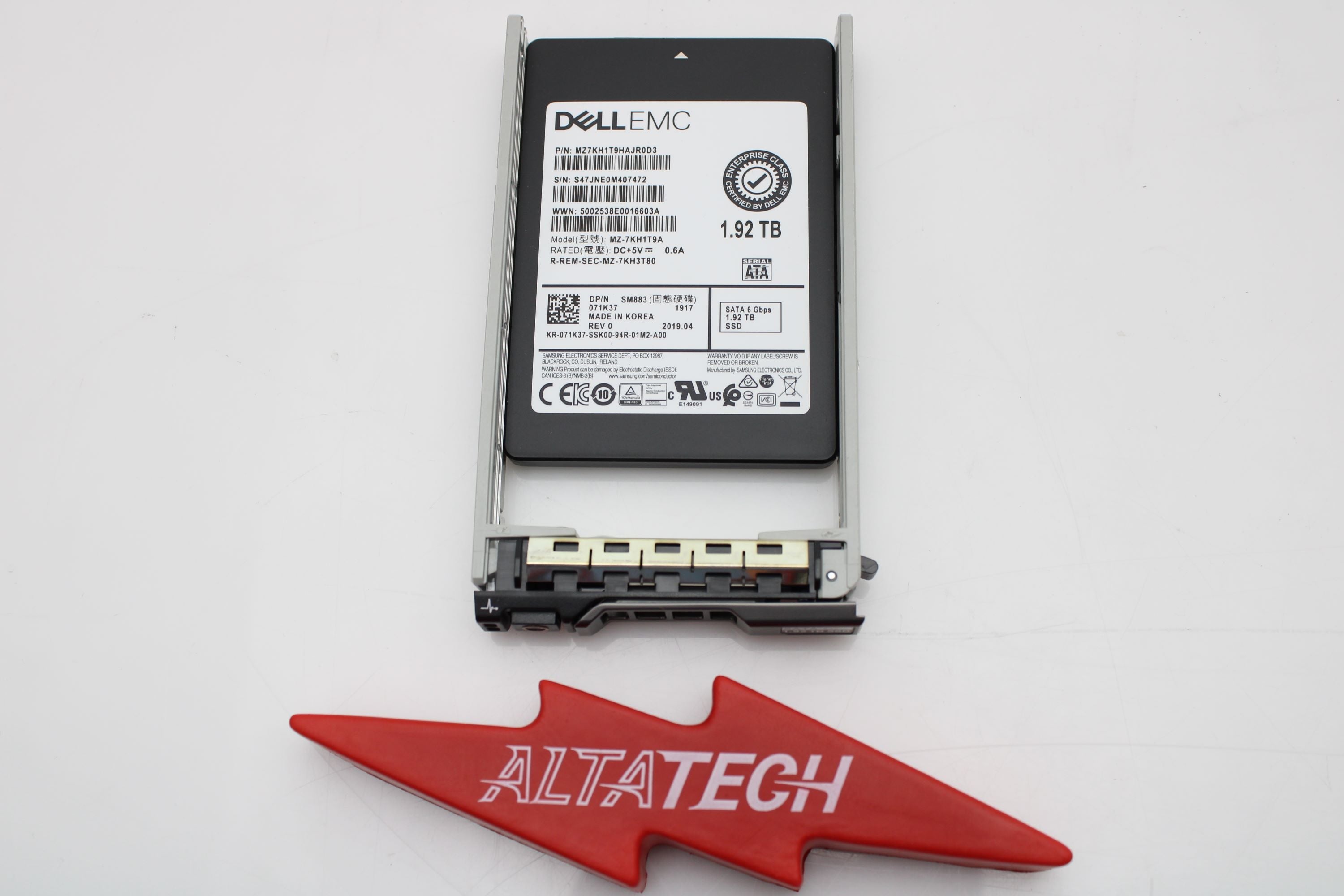 Samsung MZ-7KH1T9A 1.92TB SSD SATA 2.5 6G MU