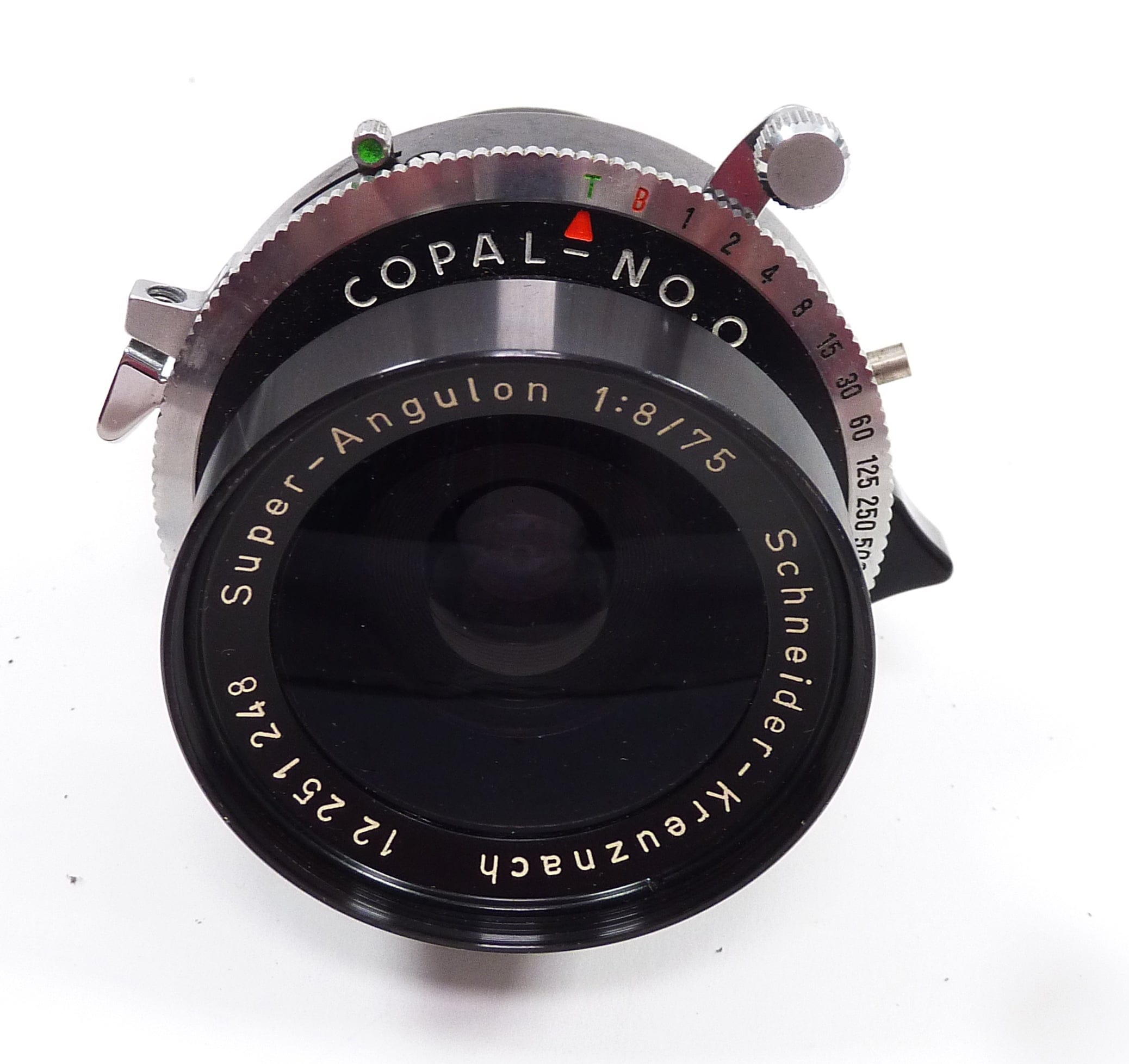 Schneider Angulon 90mm f6.8 with Copal 0 Shutter