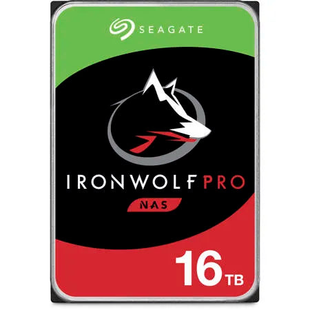 Seagate IronWolf Pro SATA III 3.5" Internal NAS Hard Drive, 7200 RPM 16TB Single