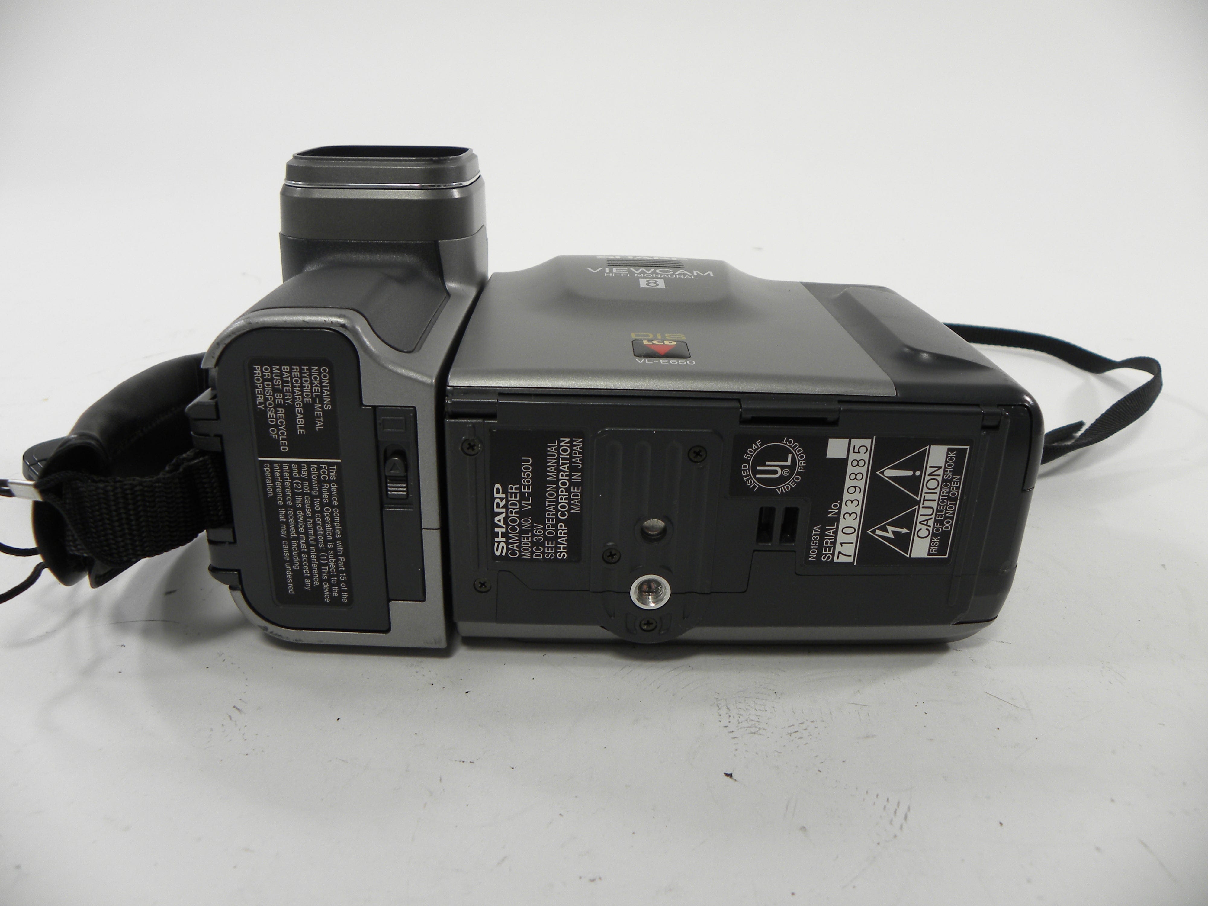 Sharp Viewcam VLE650 AS IS No Returns!! Parts