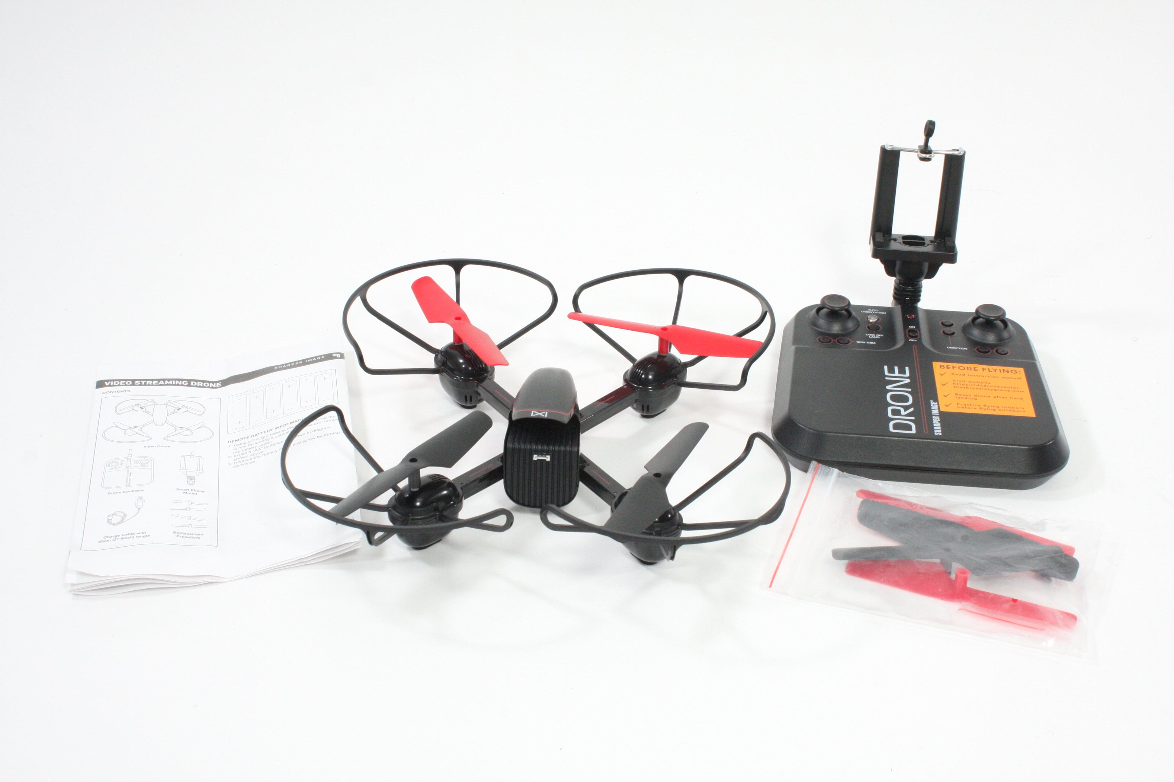 Sharper Image Mach X Video Drone - Selling As Is - No Returns