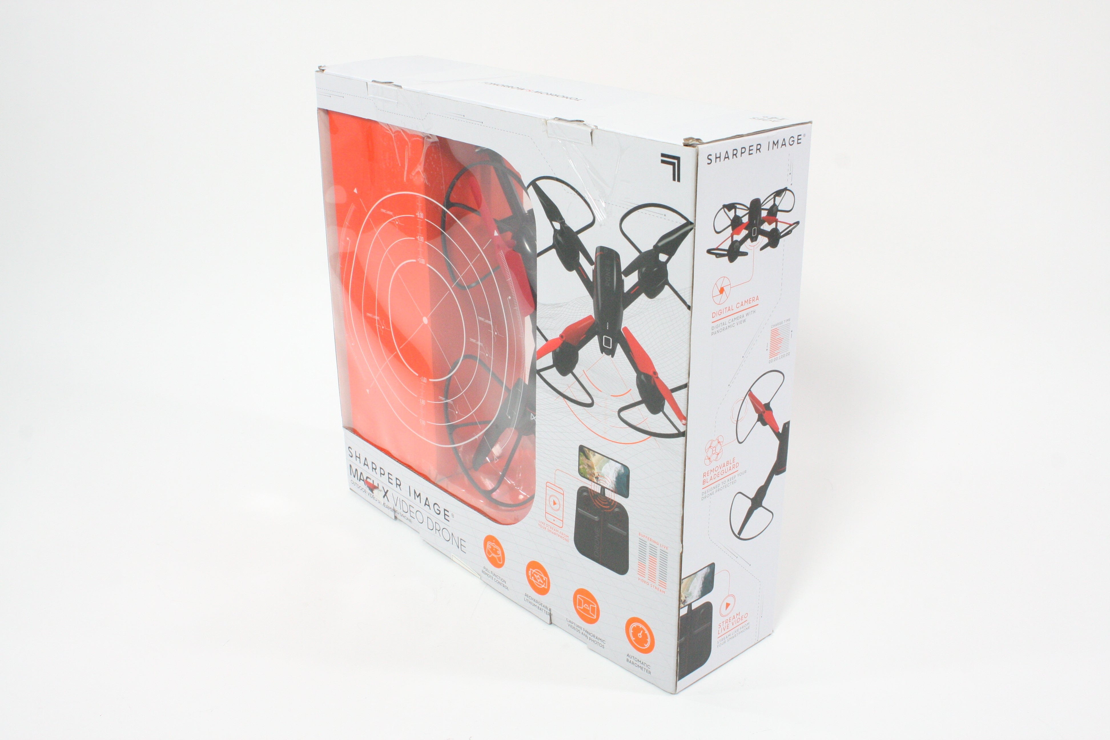 Sharper Image Mach X Video Drone - Selling As Is - No Returns