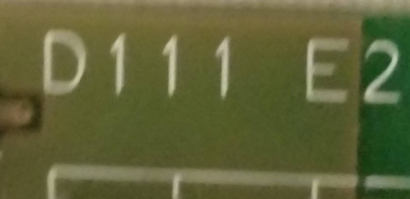 Siemens D111 Board (PN 37 75 272