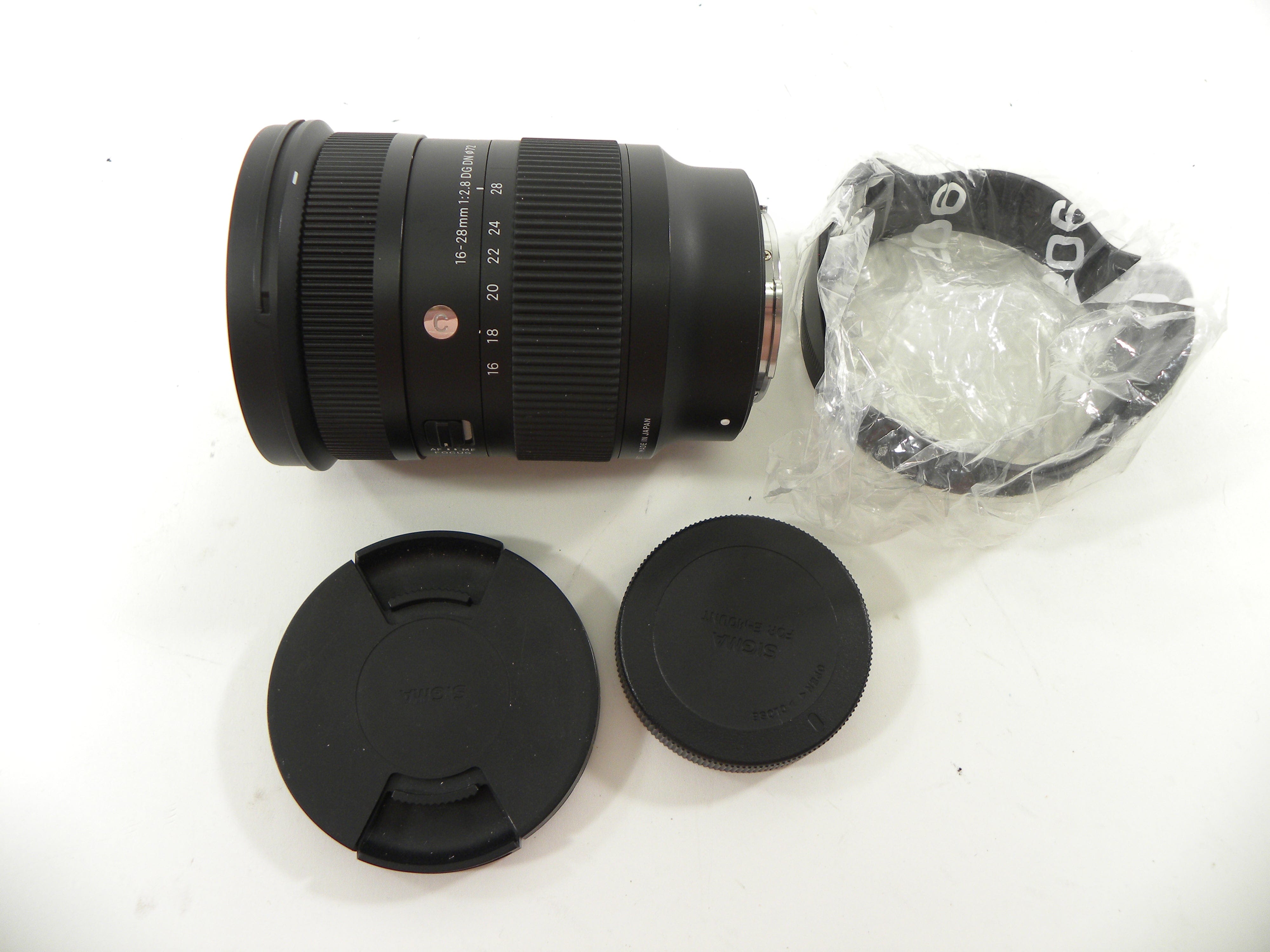 Sigma DG DN Contemporary 16-28mm f2.8 Sony E Mount lens