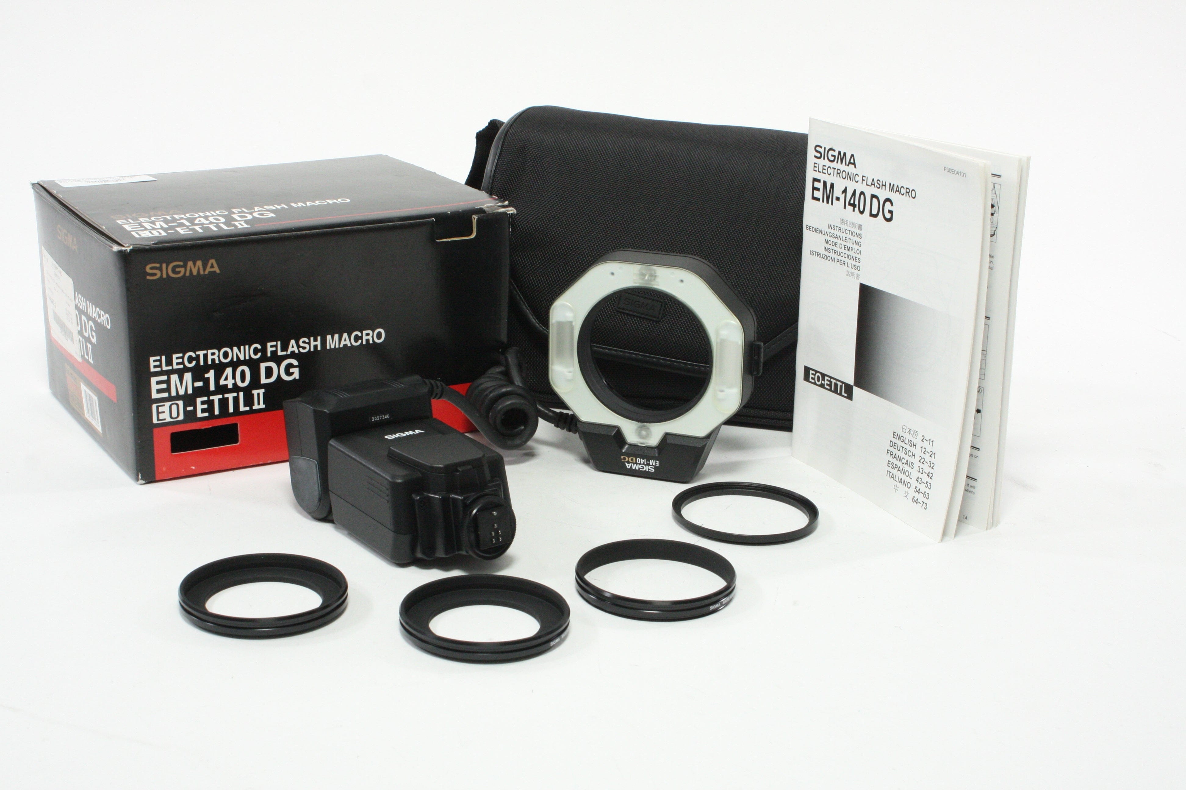 Sigma Electronic Flash Macro EM-140 DG EO-ETTLL II for Canon
