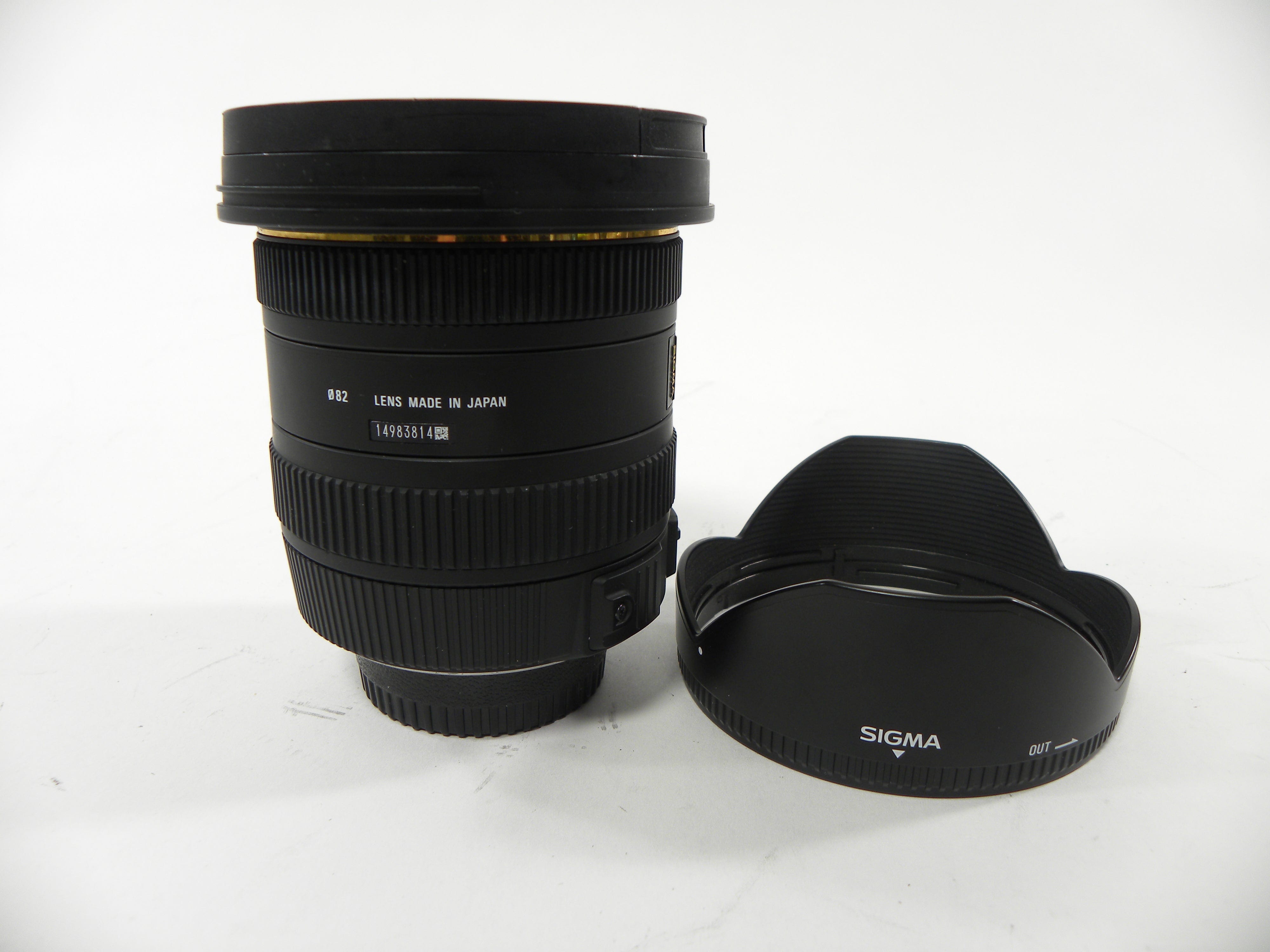 Sigma EX DC HSM 10-20mm f3.5 Nikon F Mount