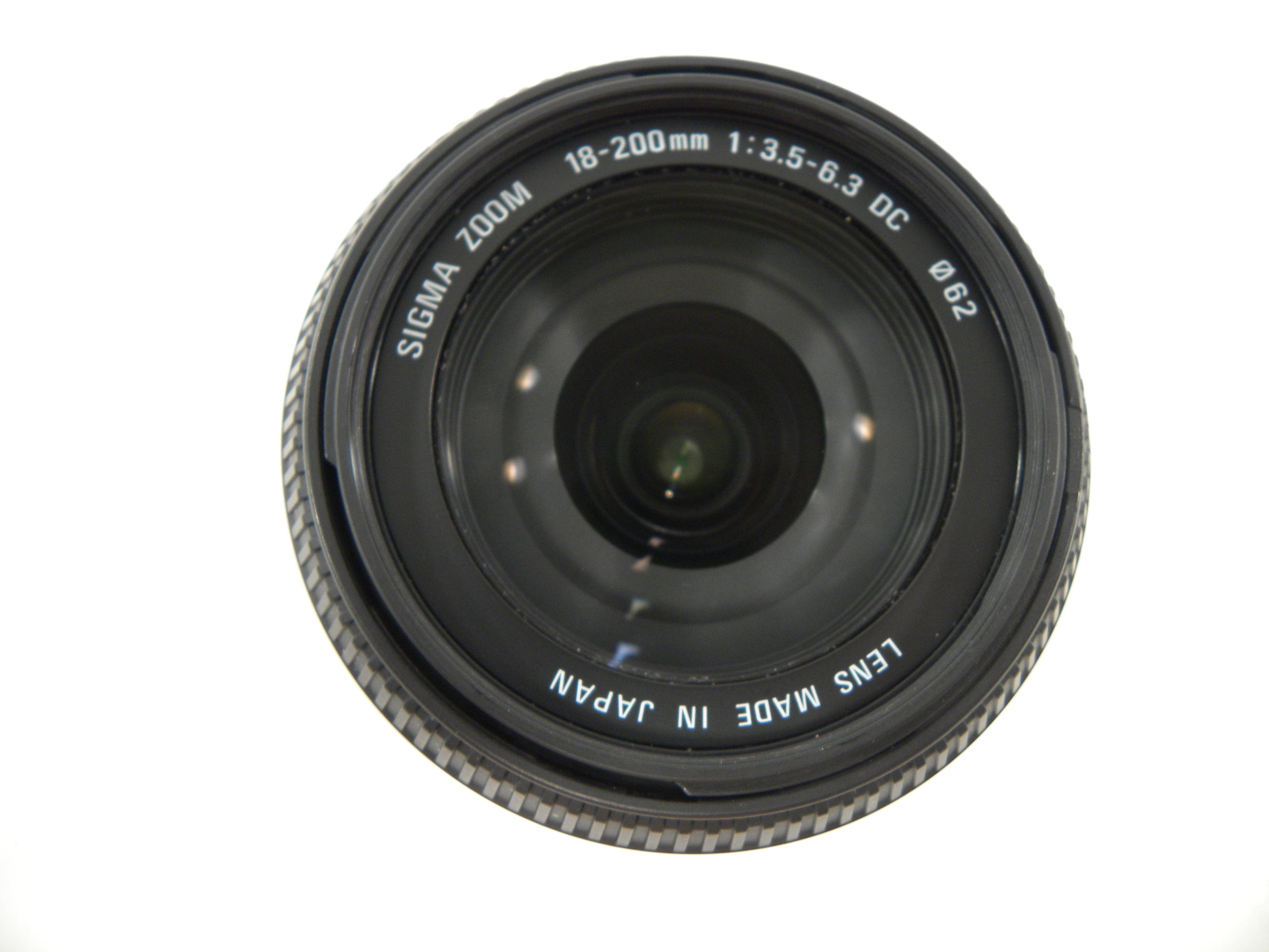 Sigma Zoom DC 18-200mm f3.5-6.3 Canon EF-S Mount