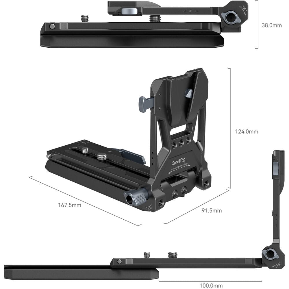 Small Rig V-Mount Battery Mount Plate Kit for Cinema Cameras 4323