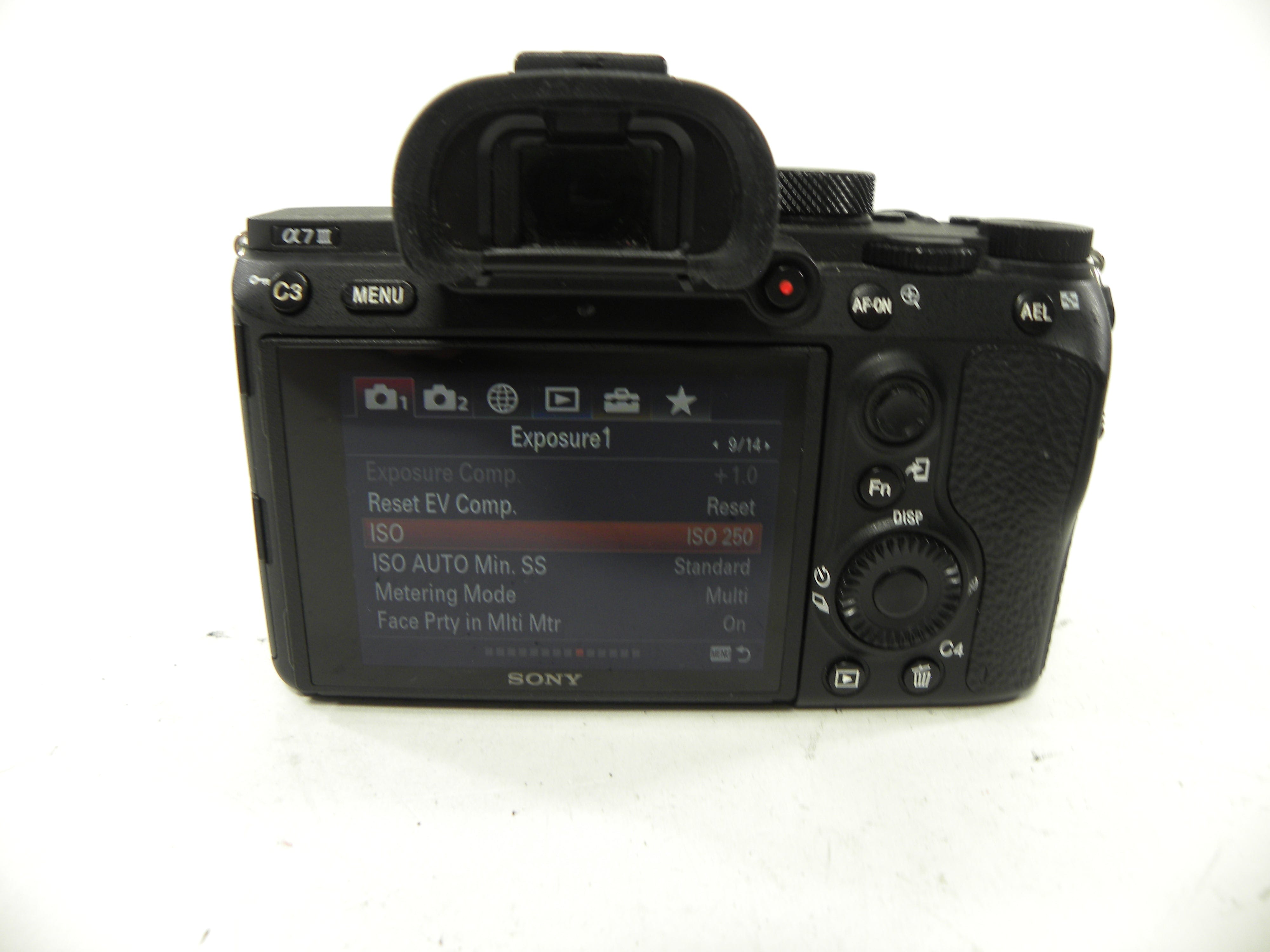 Sony a 7III 24.2mp Digital Mirrorless Camera Body Only Shutter Ct. 7,300