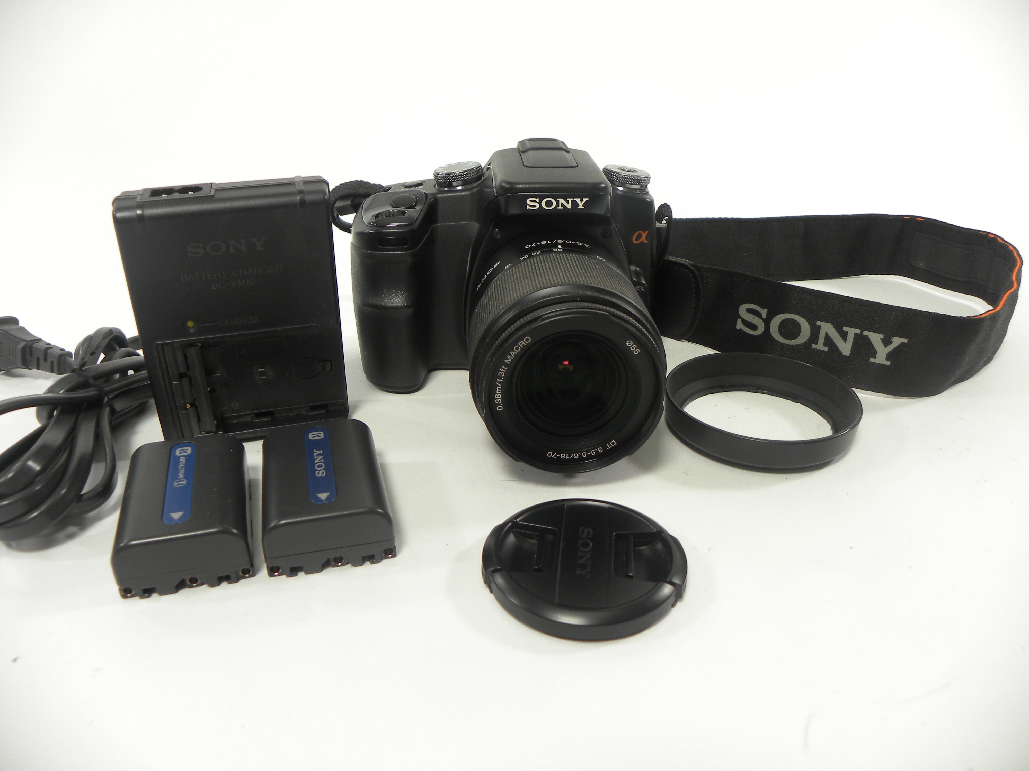 Sony a100 10.2mp Digital SLR w/DT 18-70mm f3.5-5.6