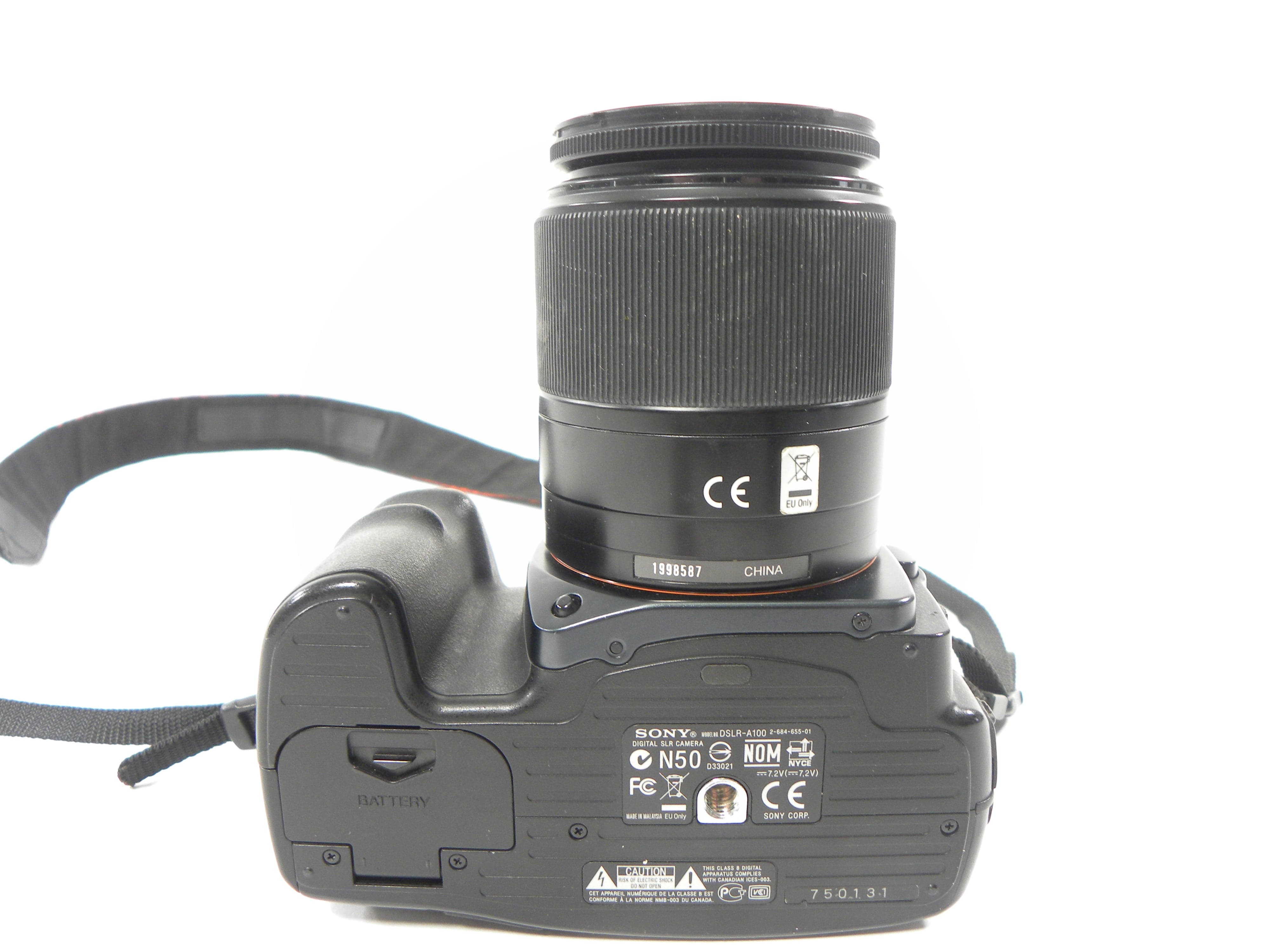Sony a100 10.2mp Digital SLR w/DT 18-70mm f3.5-5.6