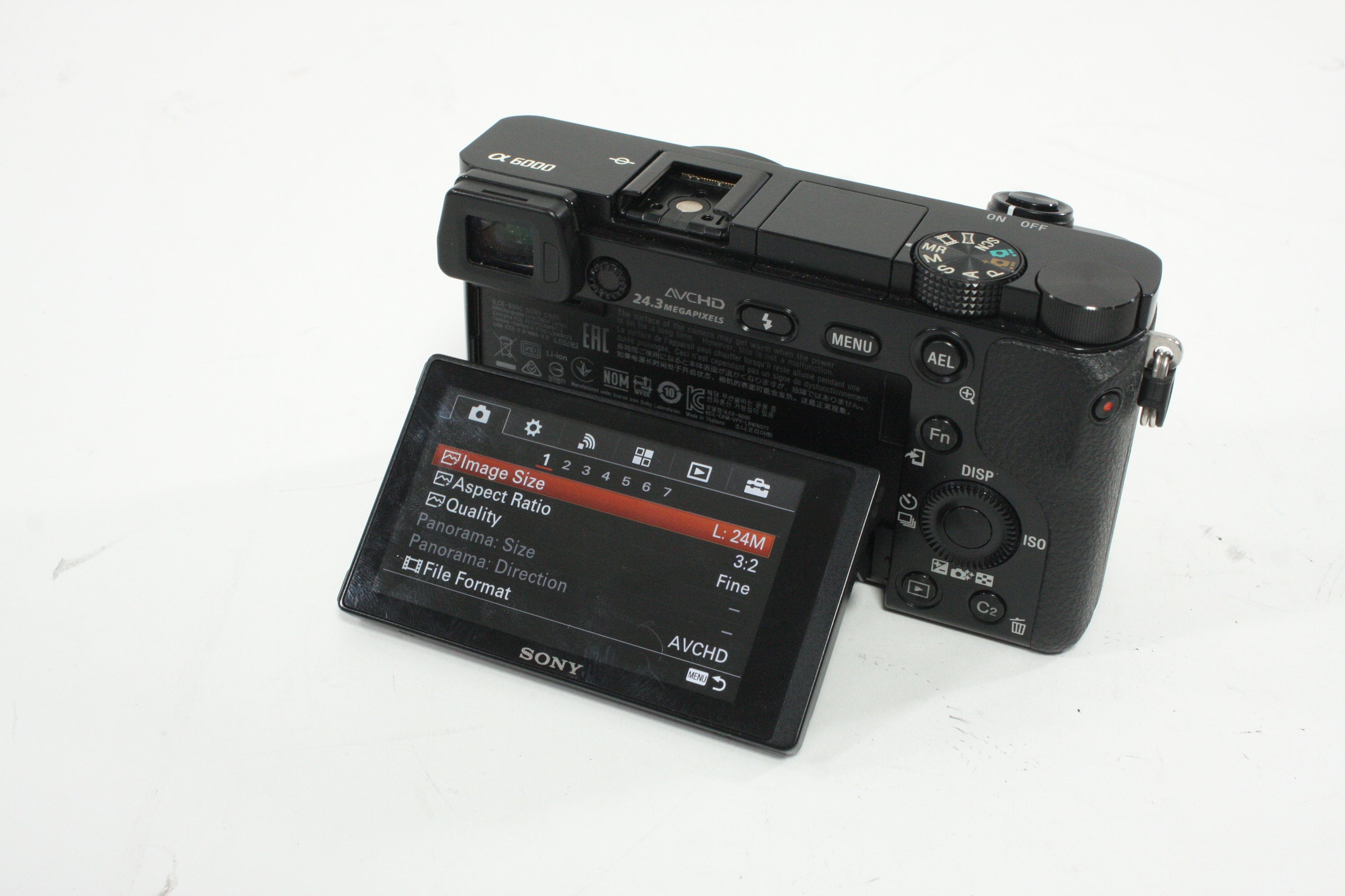 Sony a6000 Mirrorless Digital Camera with Shutter Count 16,830