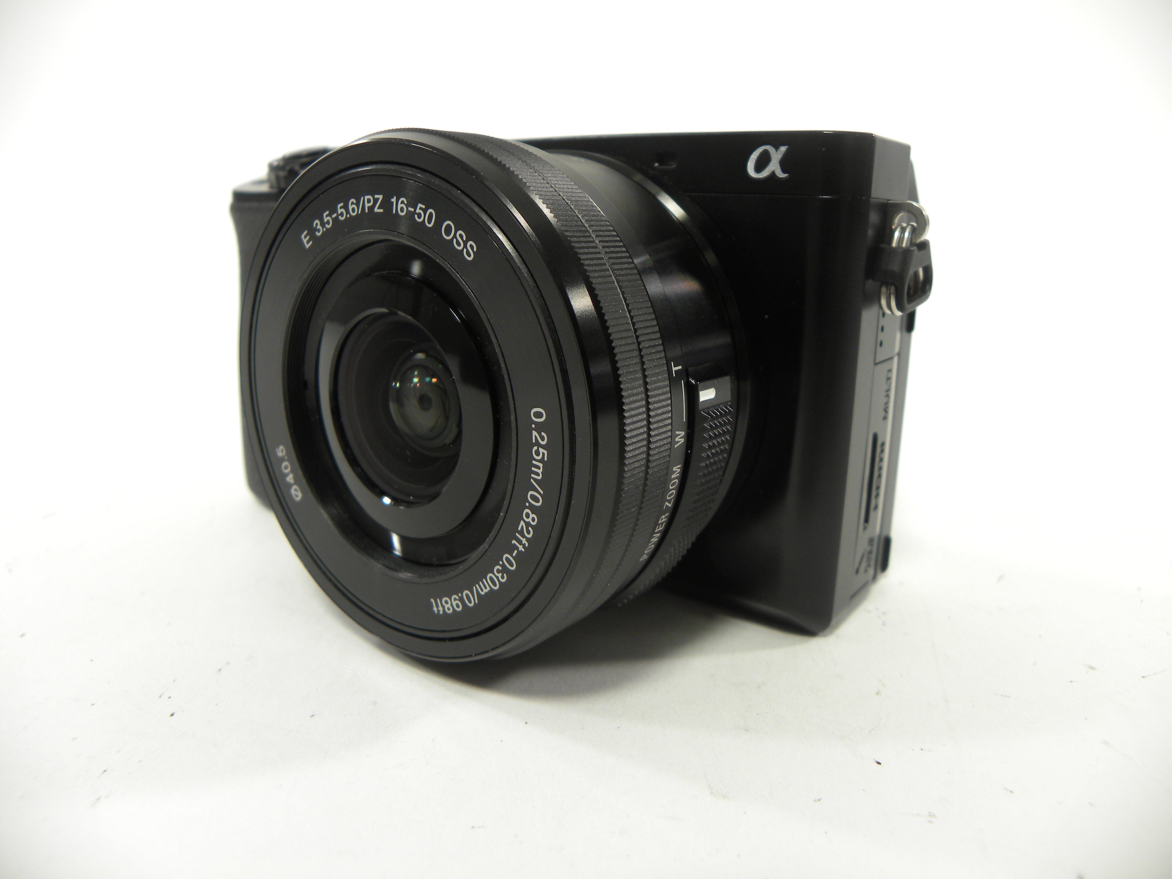 Sony a6100 24.2mp Mirrorless Digital w/16-50mm PZ OSS Shutter Ct. 758