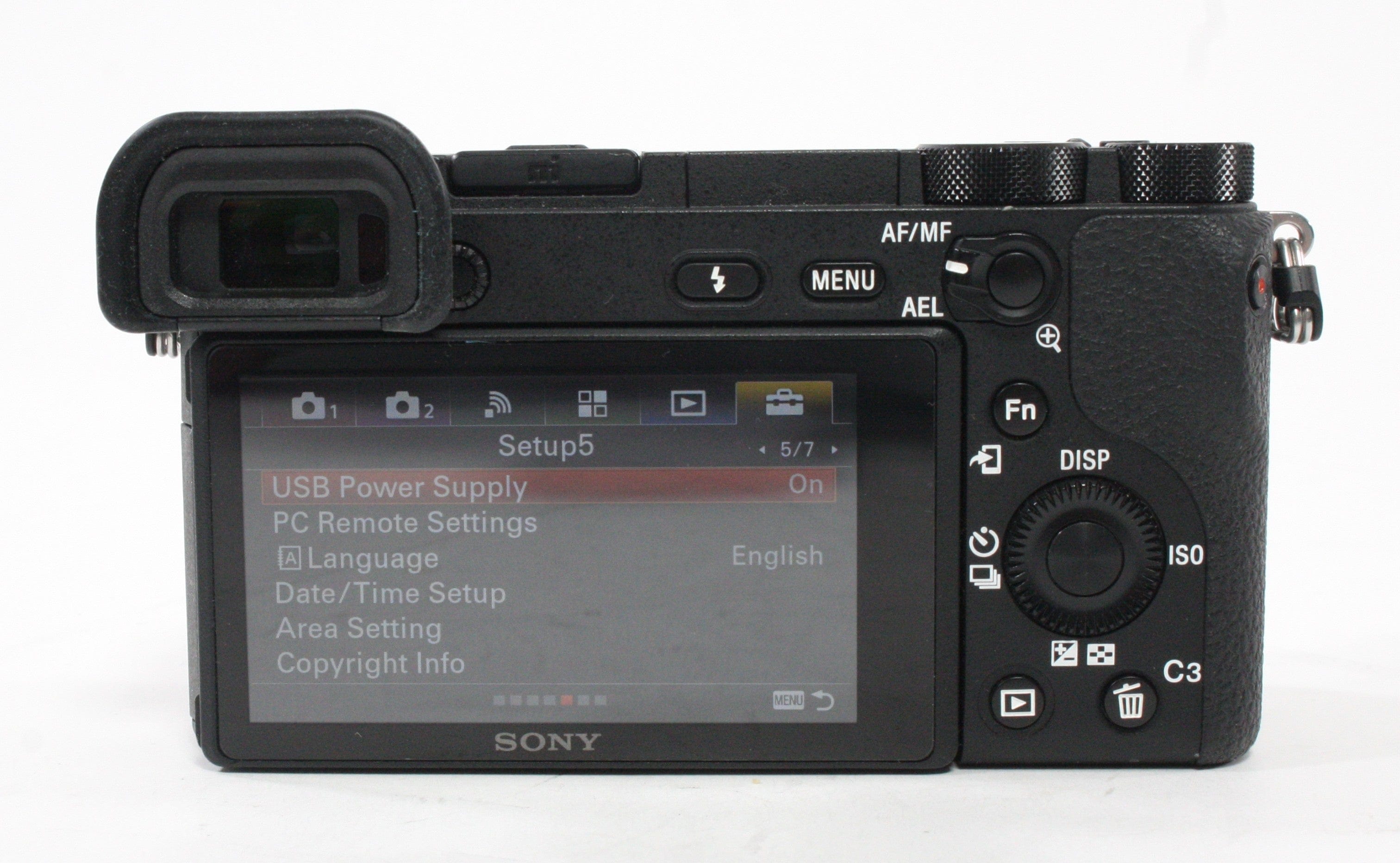 Sony a6500 Digital Camera Shutter Count ONLY 1,401 (incl dummy battery)