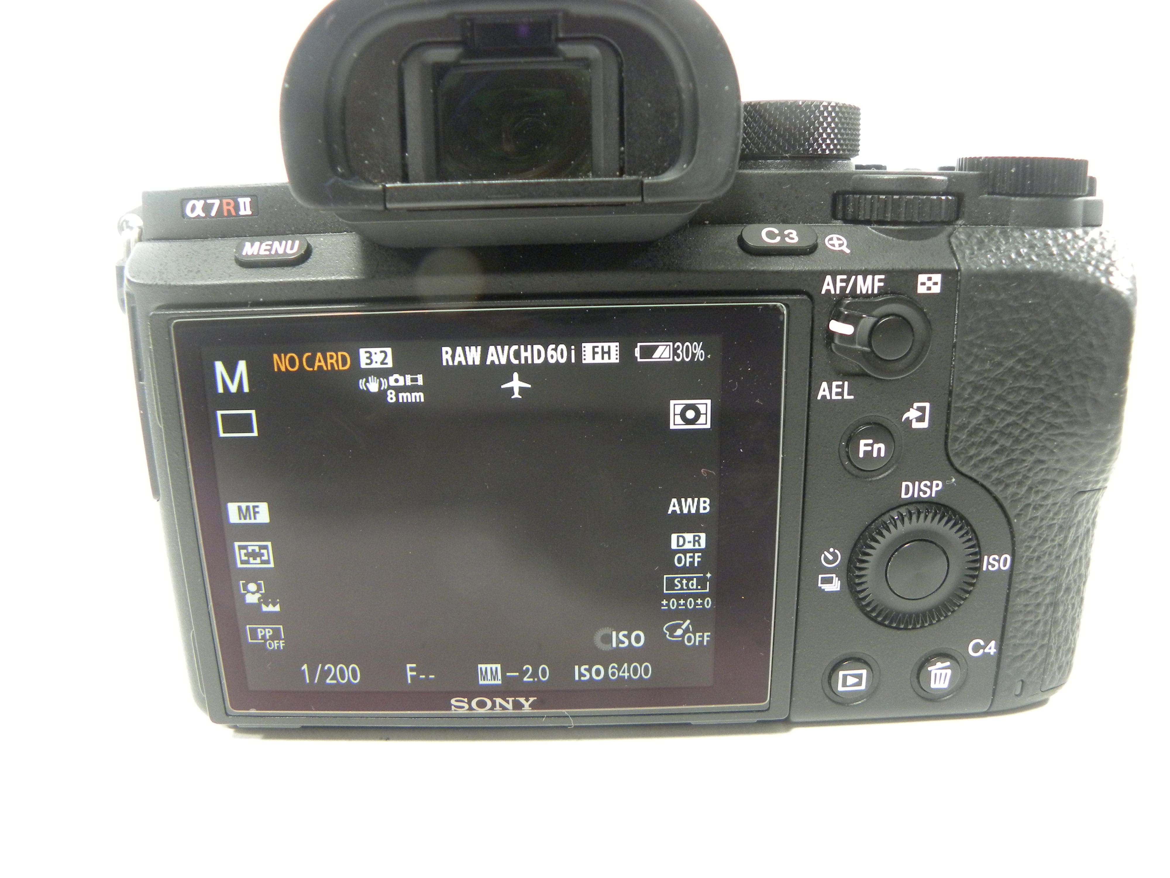 Sony A7 R II Mirrorless Camera Body with Shutter Count 29,332