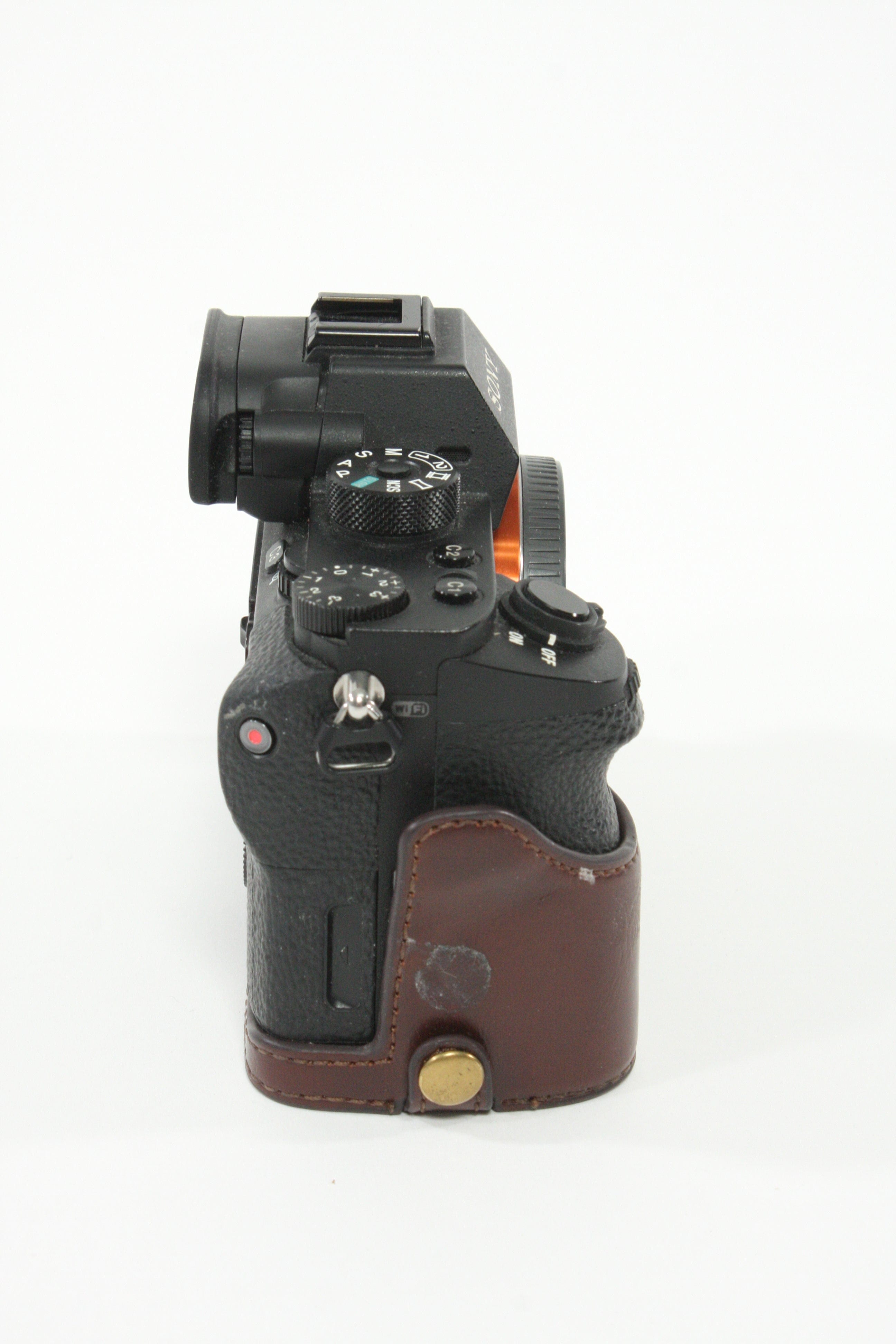 Sony a7R II with Leather Half Case - Shutter Count 13146