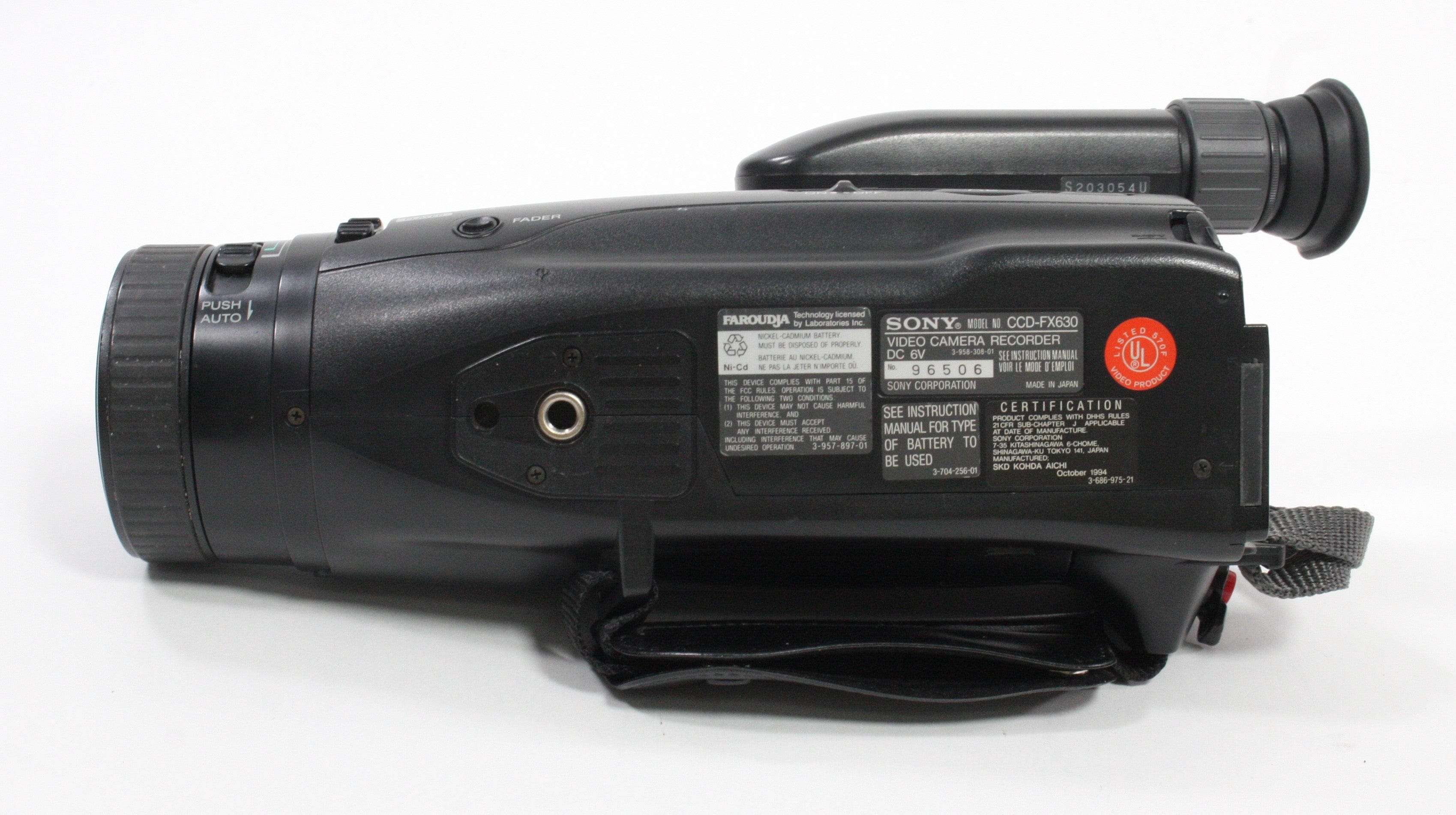 Sony CCD-FX630 Video 8 Recorder