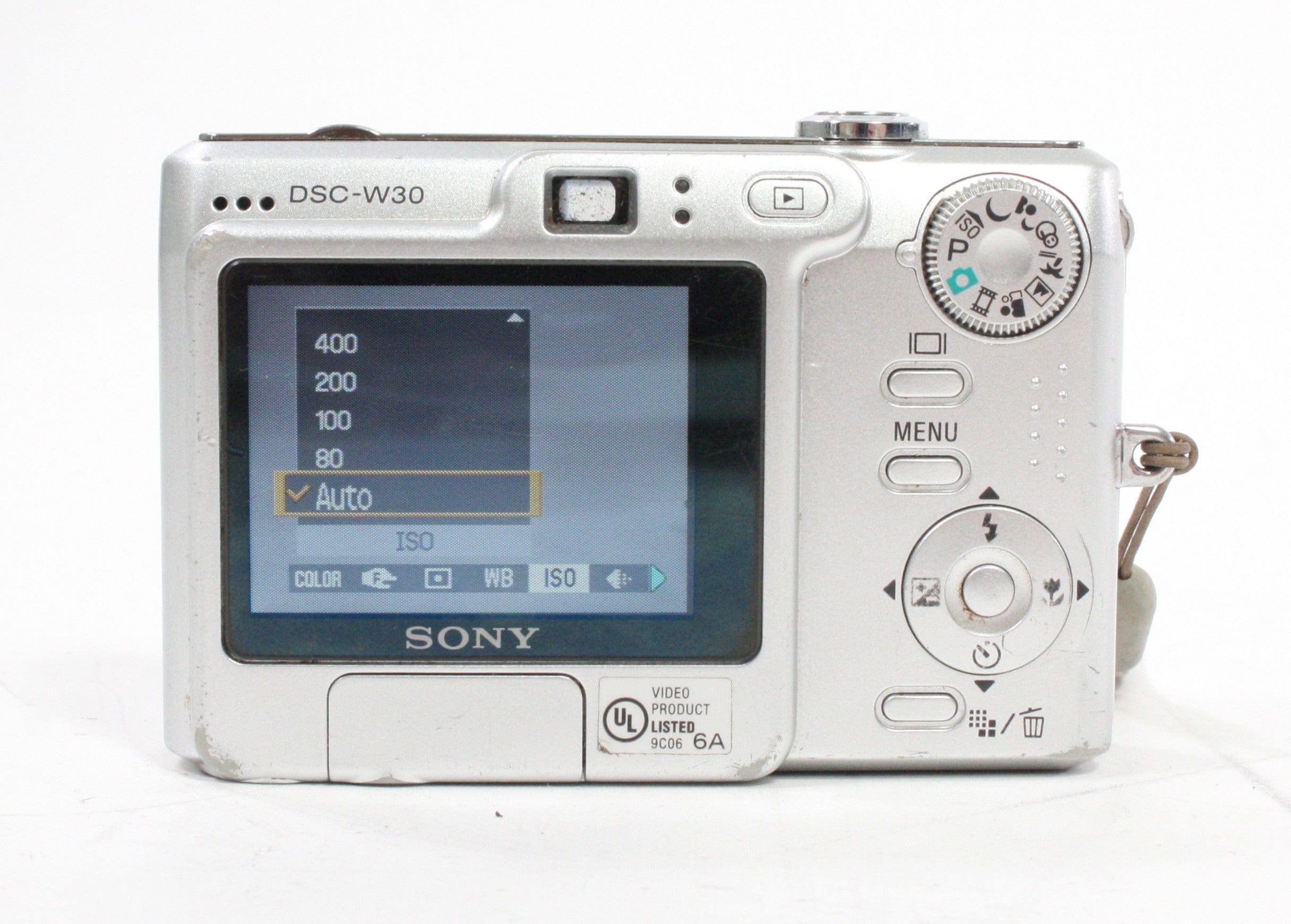 Sony Cyber-shot DSC-W30 Point-and-Shoot Digital Camera 3x Zoom 6.0mp