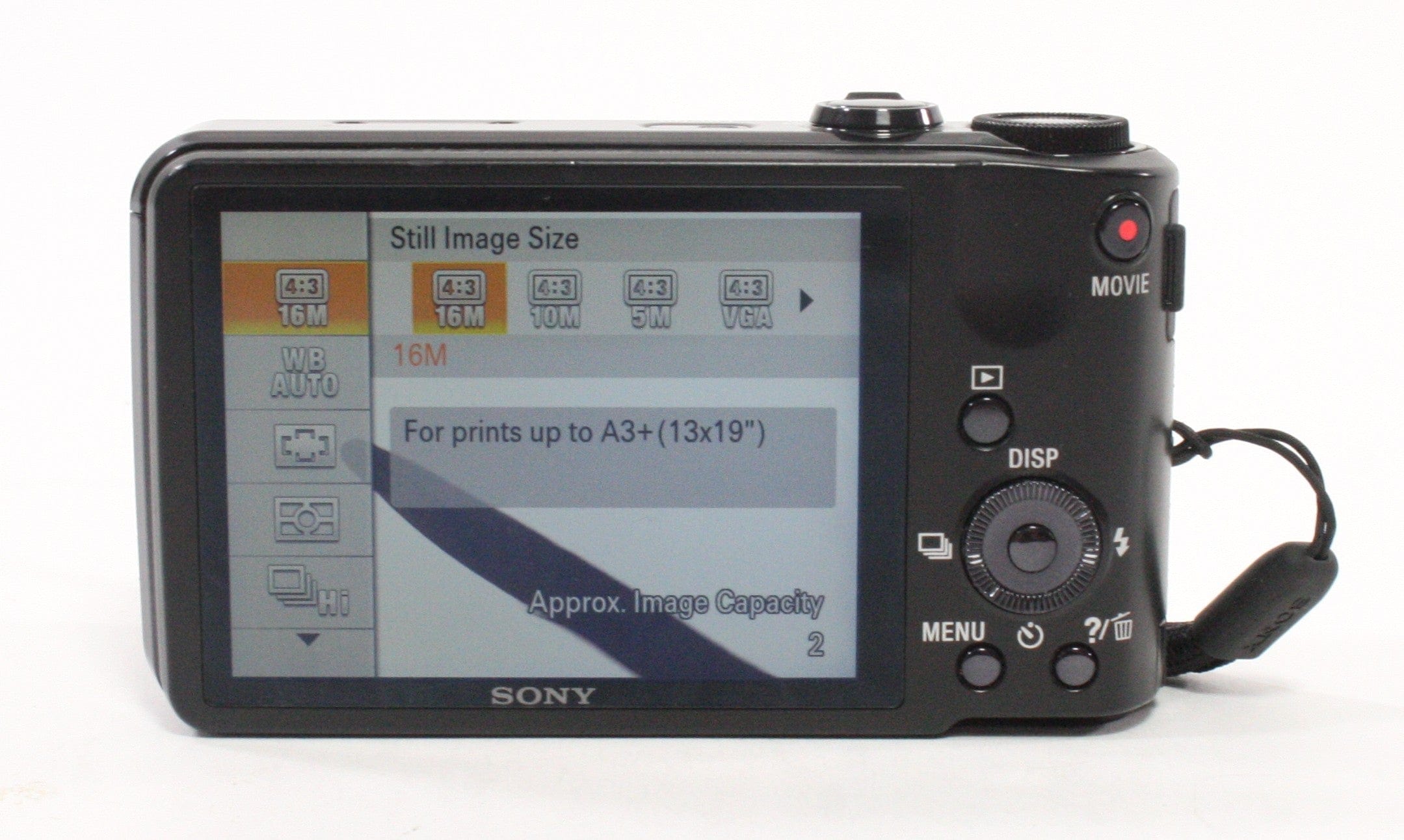 Sony Cyber-shot DSCHx7V 10x Zoom 16.2mp Digital Camera