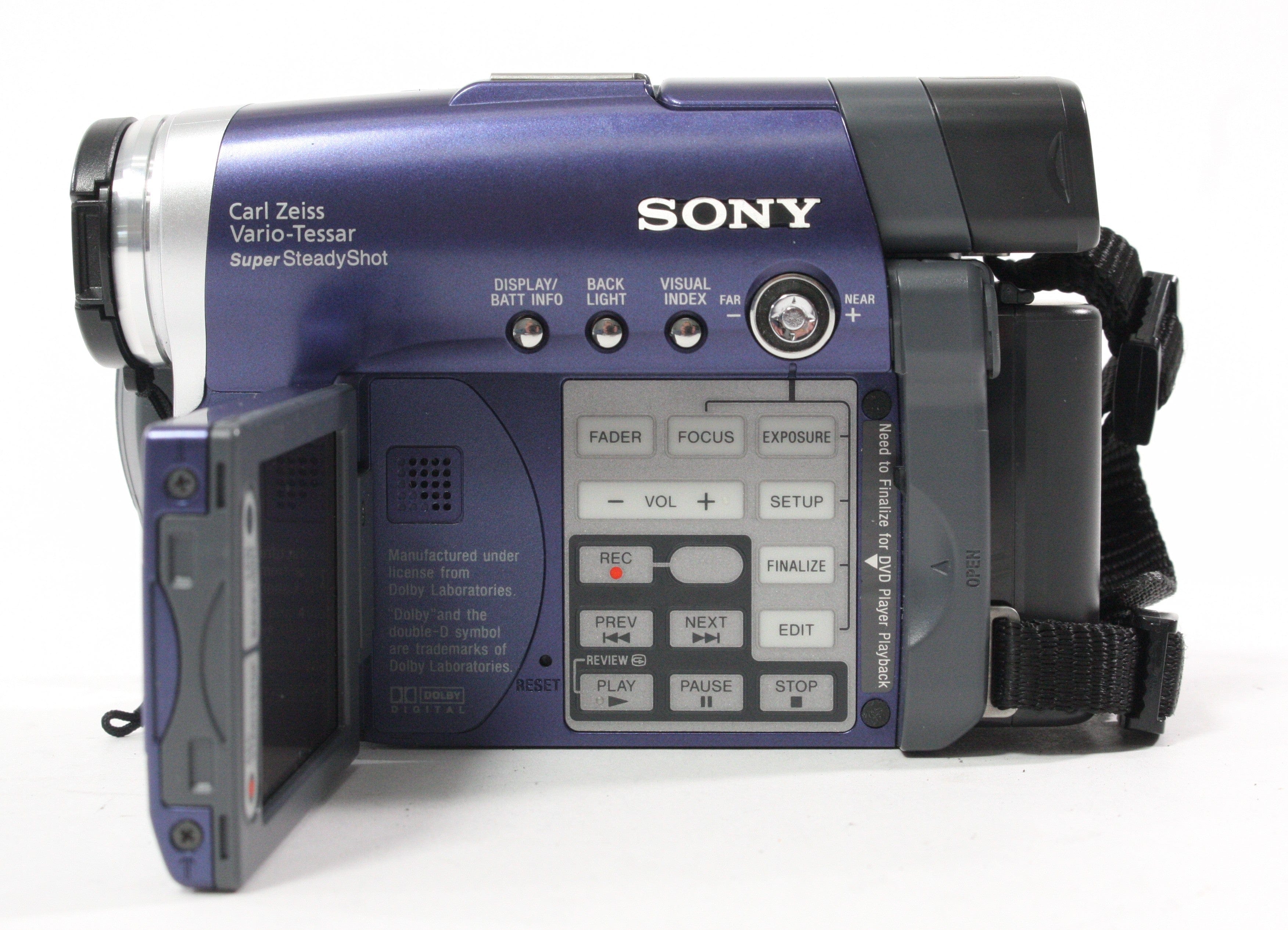 Sony DCR-DVD 101 Camcorder (Blue)